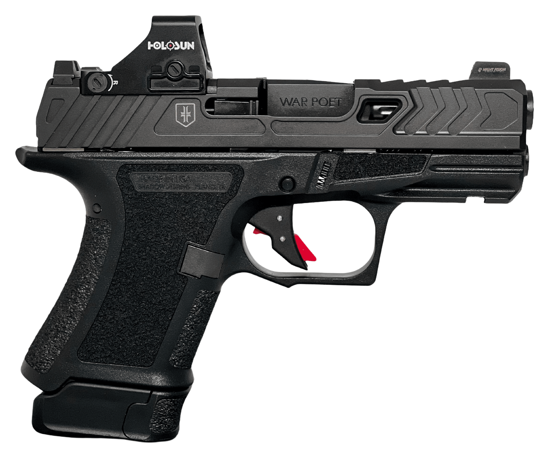Shadow Systems CR920 War Poet SemiAuto Pistol with Holosun 507K Red Dot  10  1
