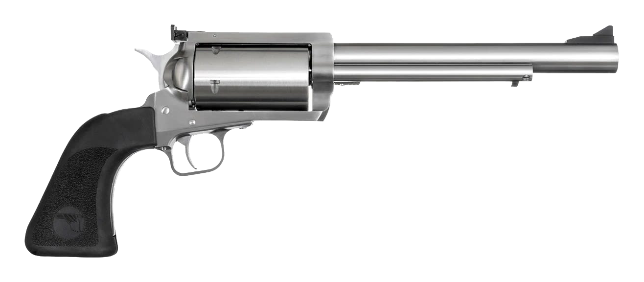 Magnum Research BFR SingleAction Revolver with Long Cylinder  3030 Win  75  Black Rubber  6 Rounds