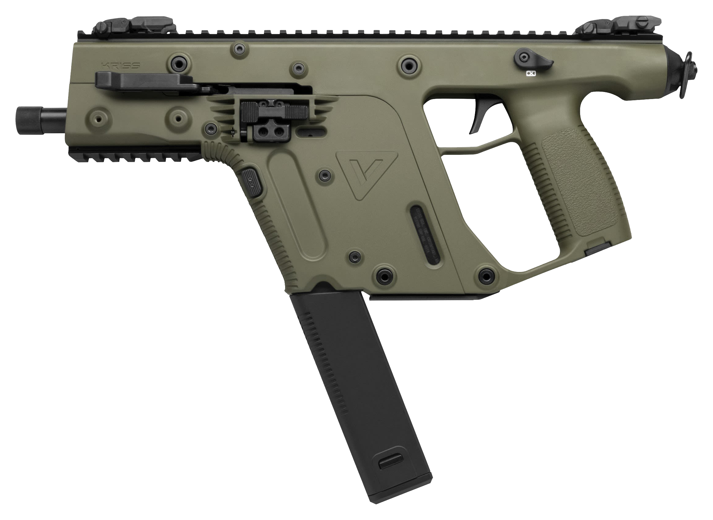 Kriss USA Vector SDP G2 SemiAuto Pistol  45 ACP  OD Green  30  1