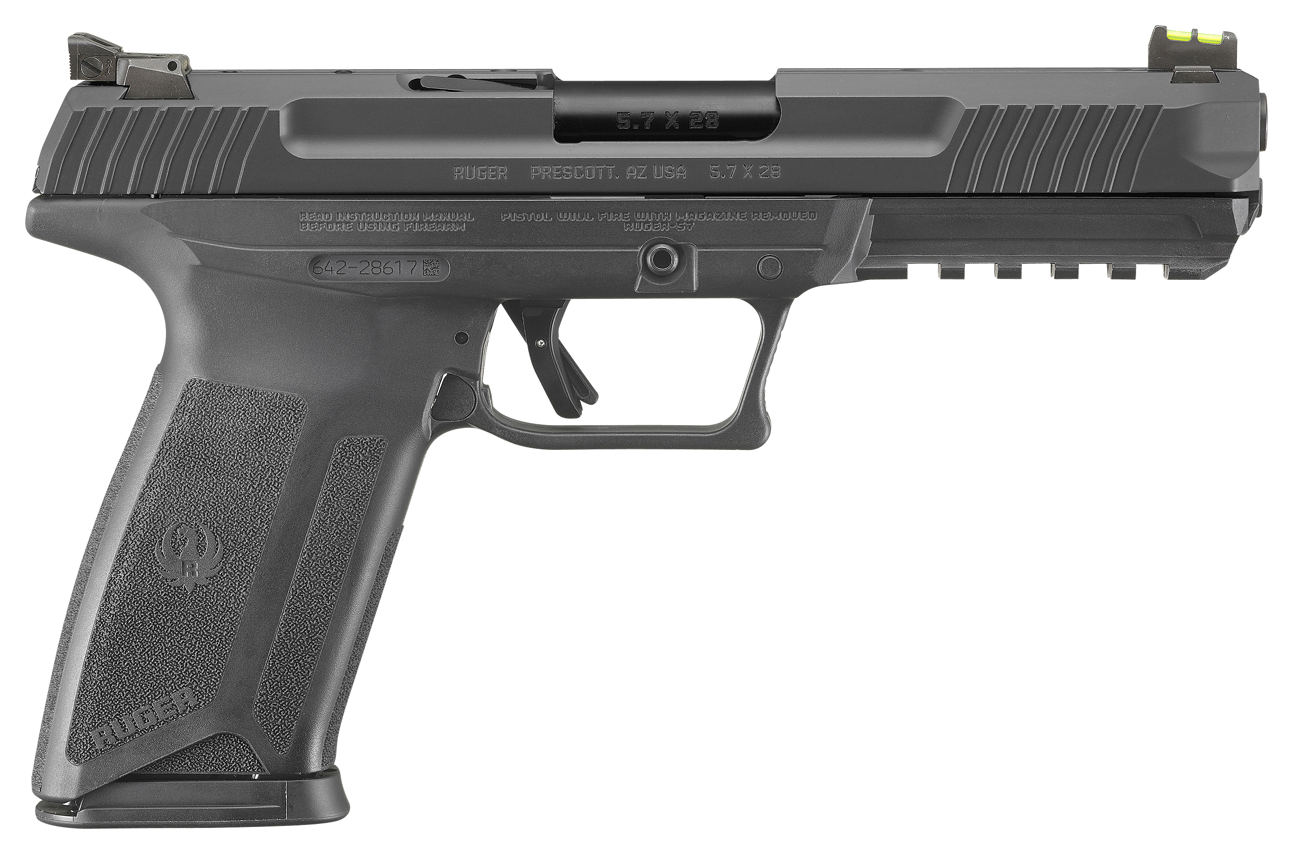 Ruger57 Pistol  57x28mm  494  Black Nitride  Black Polymer  20  1