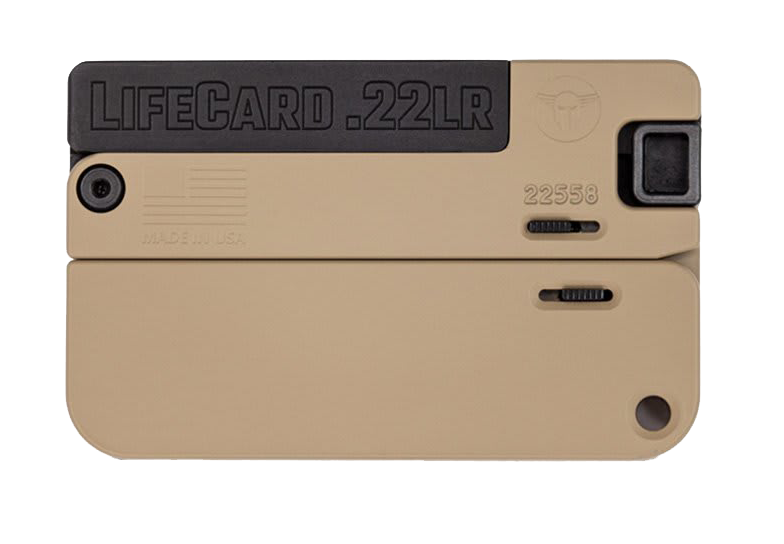 Trailblazer Firearms LifeCard SingleShot Pistol  22 Long Rifle  Tan