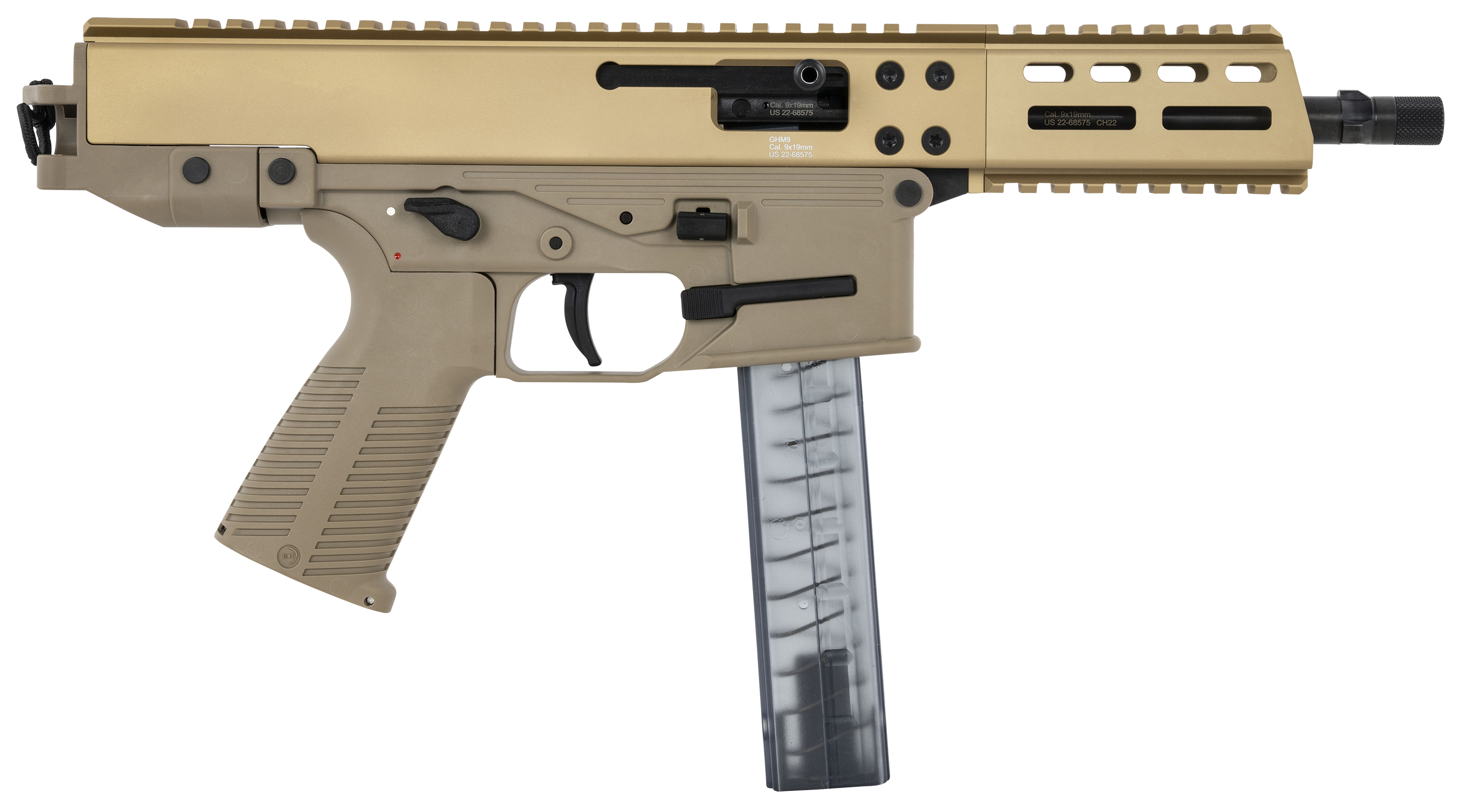 B&T GHM9 Gen2 Semi-Auto Pistol - 9mm - Bass Pro Shops