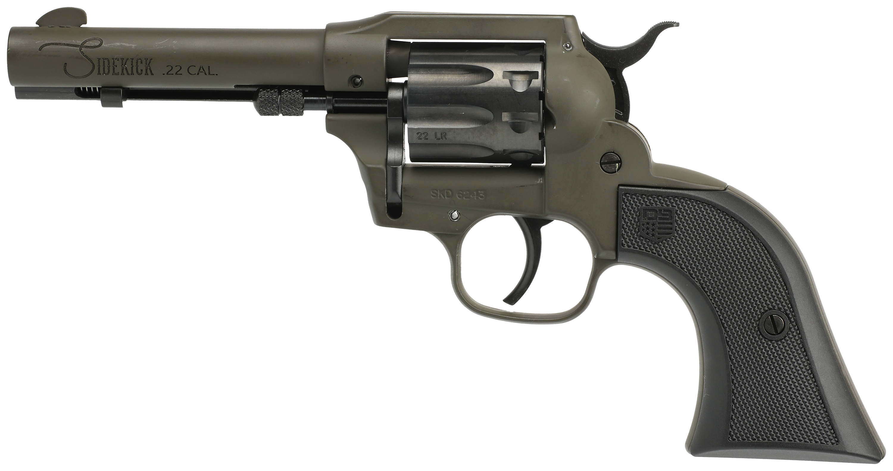 Diamondback Firearms Sidekick DASA Rimfire Revolver  45  Olive Drab Green Cerakote