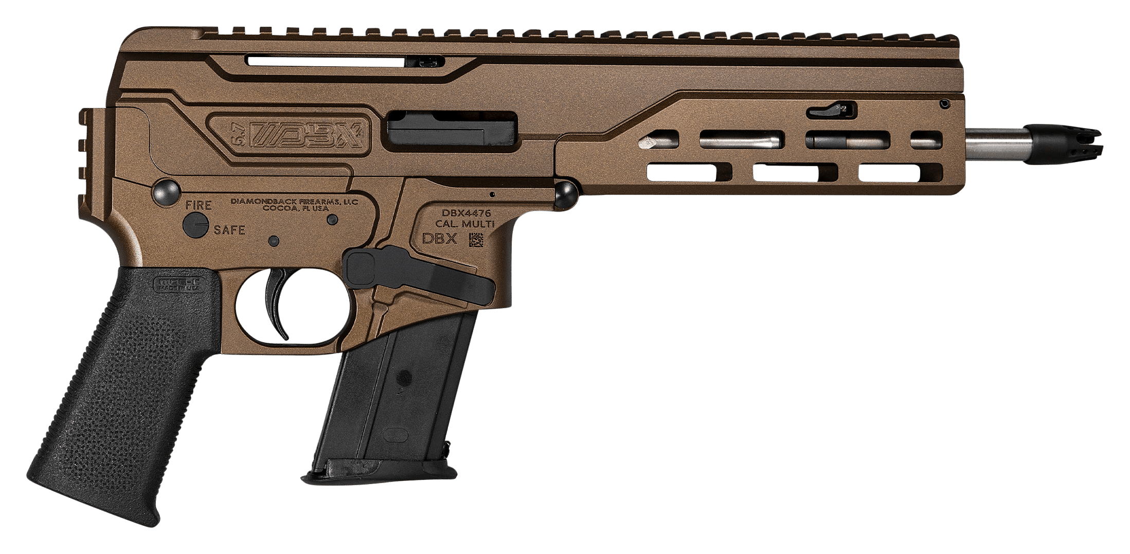 Diamondback DBX SemiAuto Pistol  MidNight Bronze Cerakote