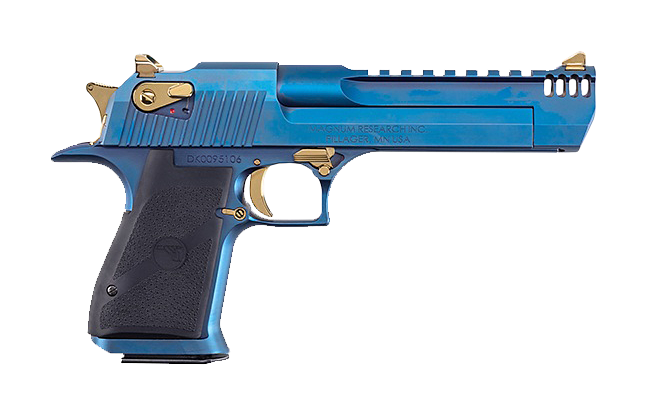 Image of Magnum Research Desert Eagle Mark XIX Carbo Blue Semi-Auto Pistol