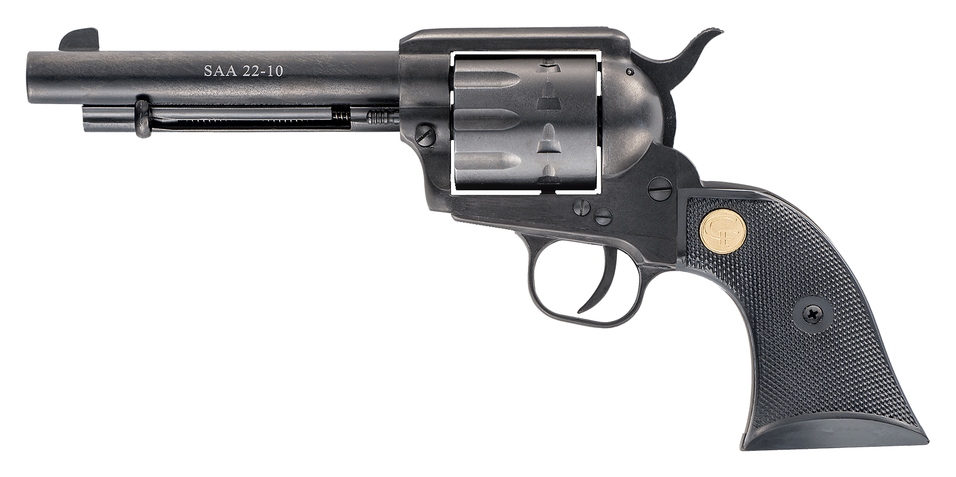 Chiappa Firearms SAA 1873 SingleAction Rimfire Revolver  55  Black  10 Rounds