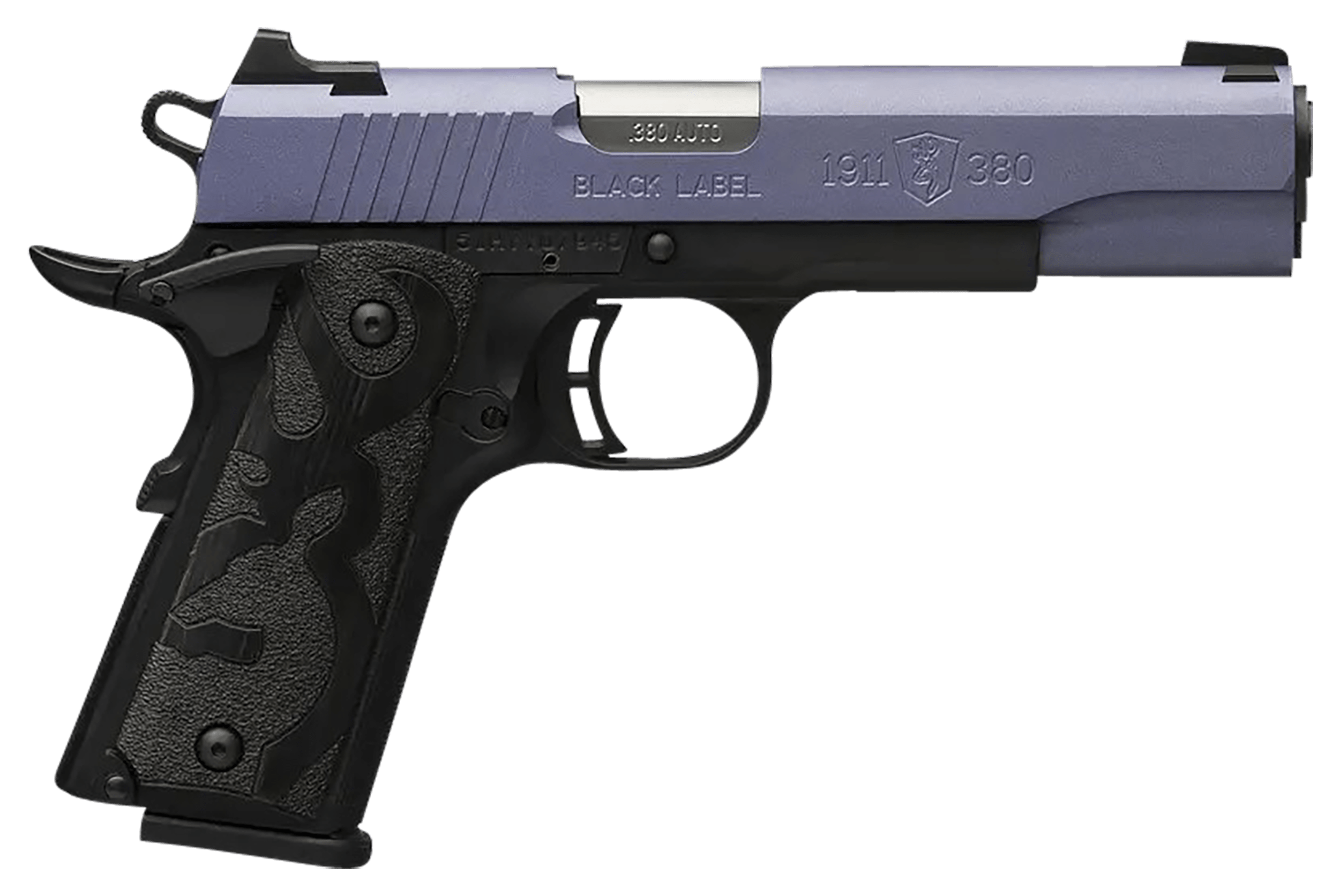 Image of Browning Black Label 1911-380 Semi-Auto Pistol - .380 ACP - Crushed Orchid Cerakote