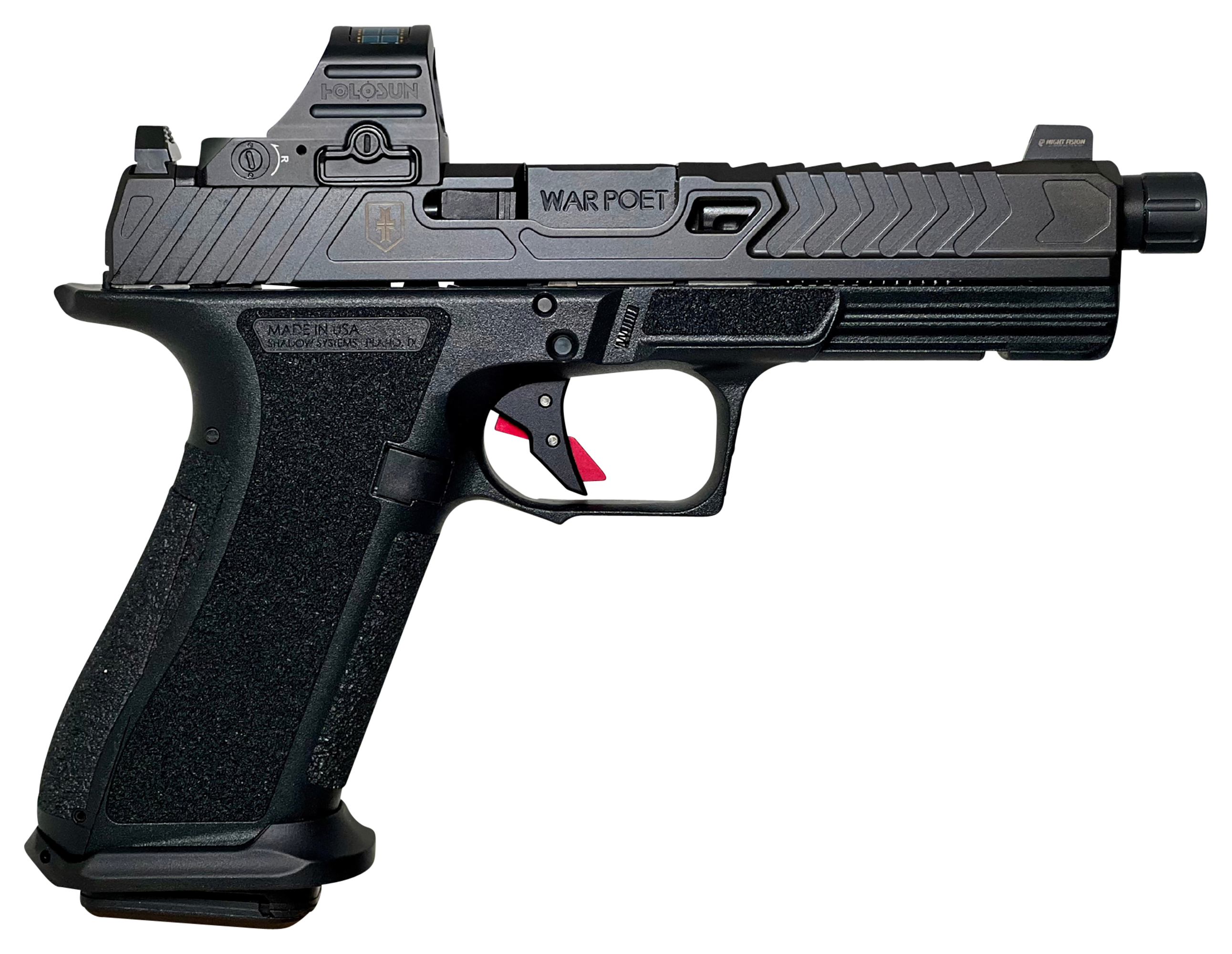 Image of Shadow Systems DR920 War Poet Semi-Auto Pistol with Holosun 507C Red Dot