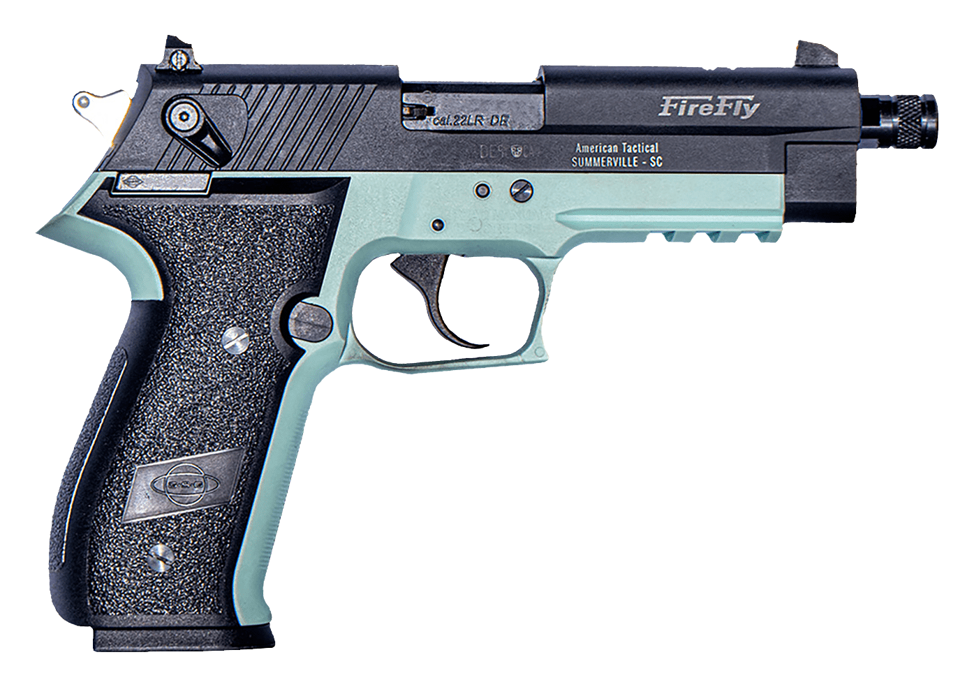 Image of American Tactical Inc. GSG Firefly Rimfire Semi-Auto Pistol with Threaded Barrel - Mint