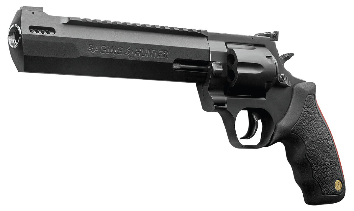 Image of Taurus Raging Hunter Revolver - Matte Black - Black Rubber