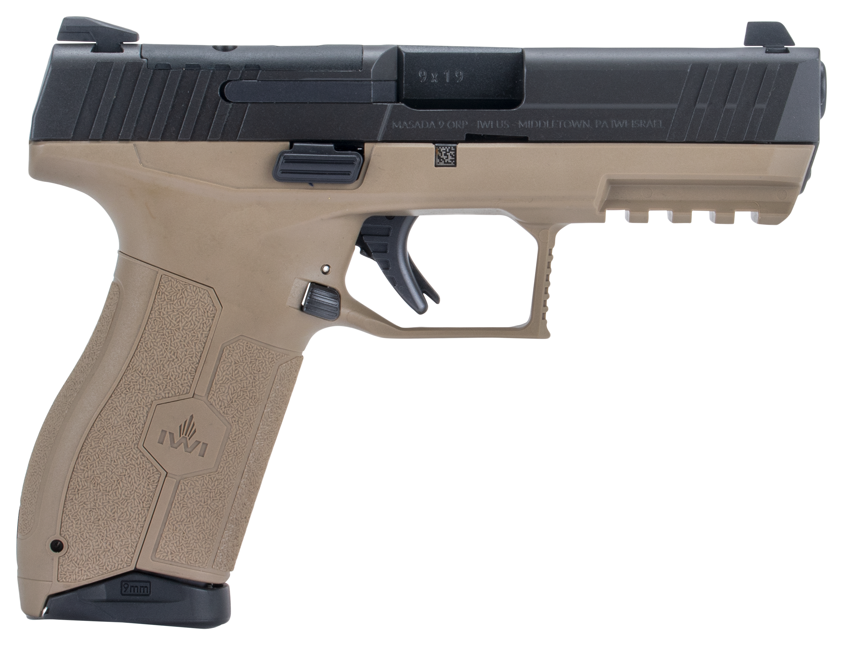 Image of IWI Masada Optics-Ready Semi-Auto Pistol - Flat Dark Earth - 10 + 1