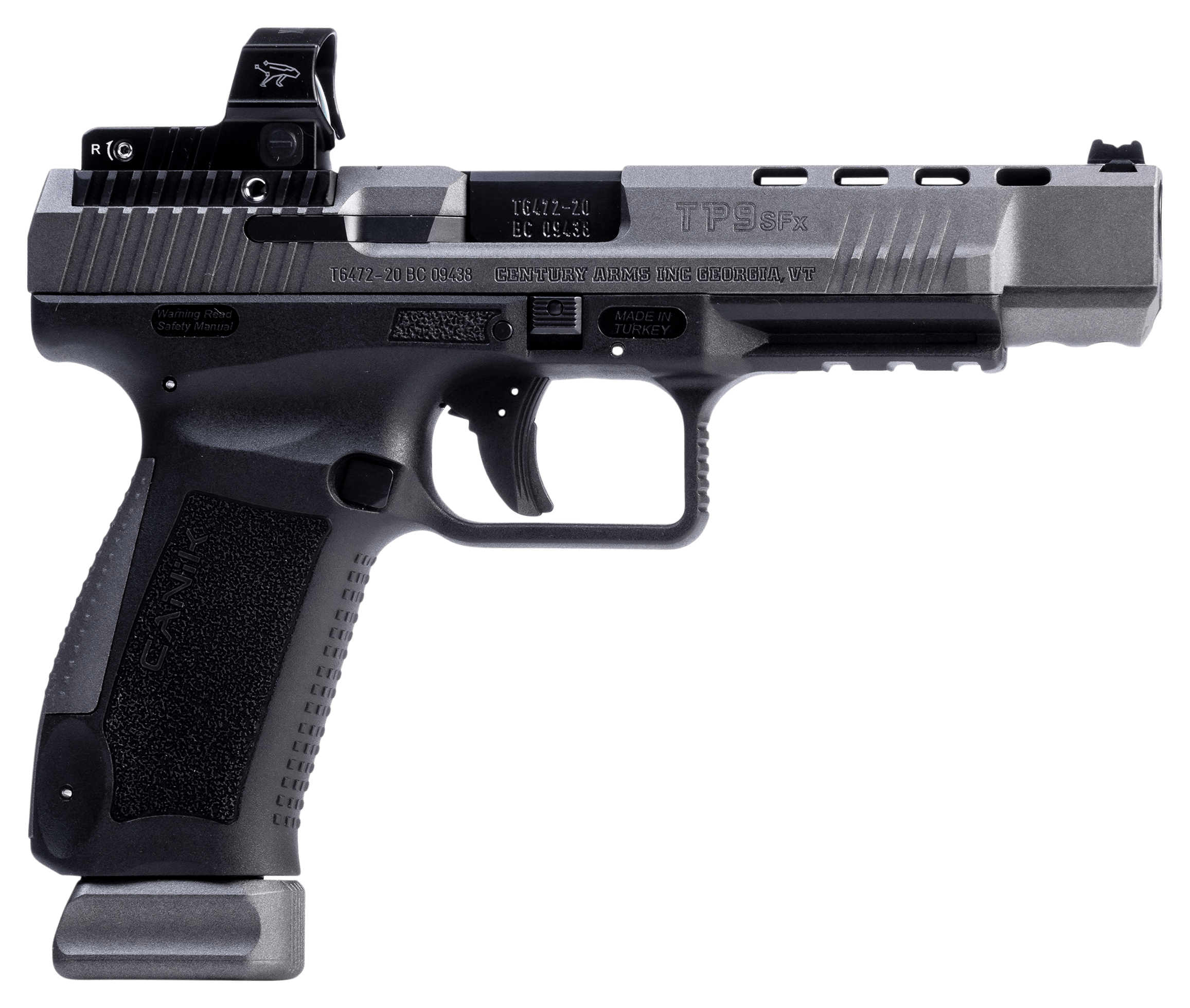 Canik TP9SFx 9mm Semi-Auto Pistol with M02 Red Dot