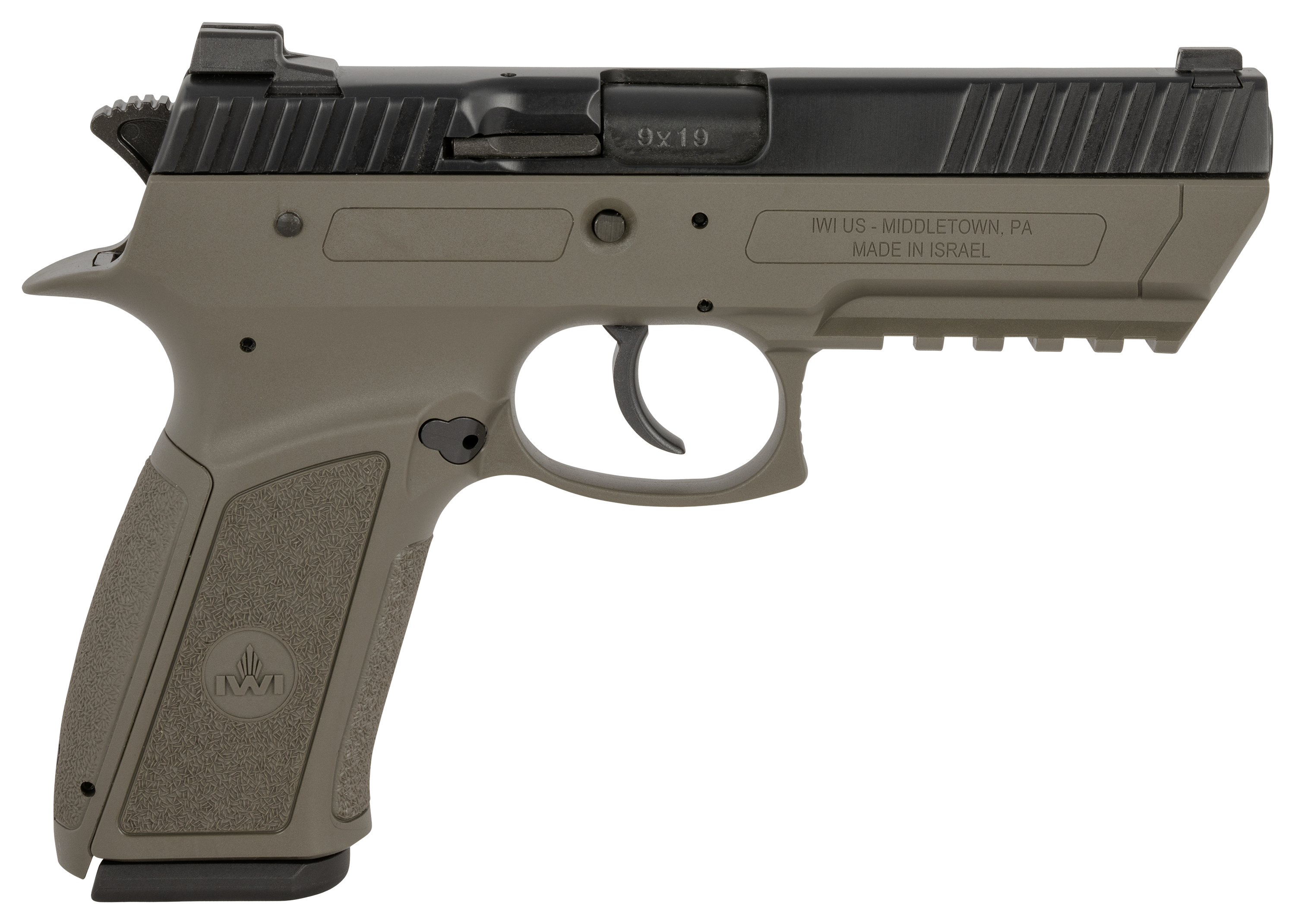 Image of IWI Jericho Enhanced Semi-Auto Pistol - OD Green