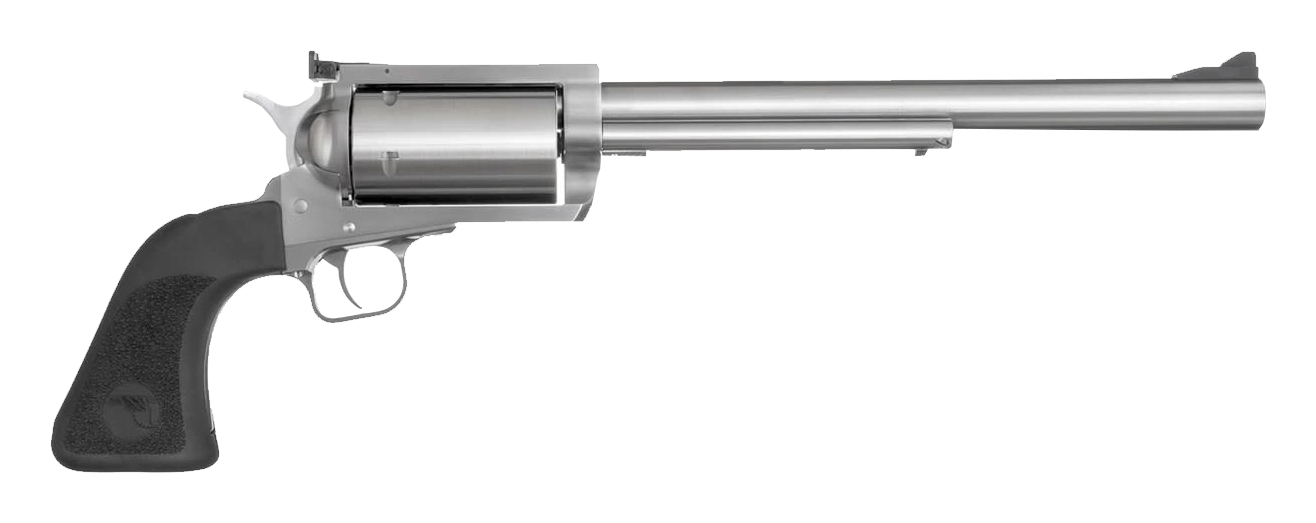 Magnum Research BFR SingleAction Revolver with Long Cylinder  3030 Win  10  Black Rubber  6