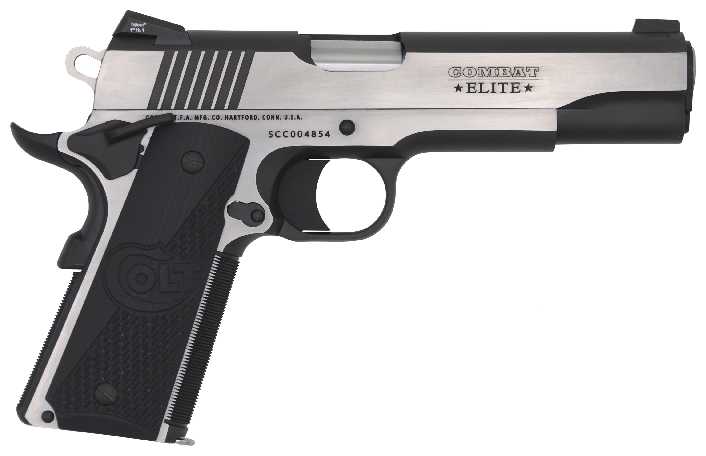 Image of Colt 1911 Government Combat Elite Semi-Auto Pistol - 9mm - 9