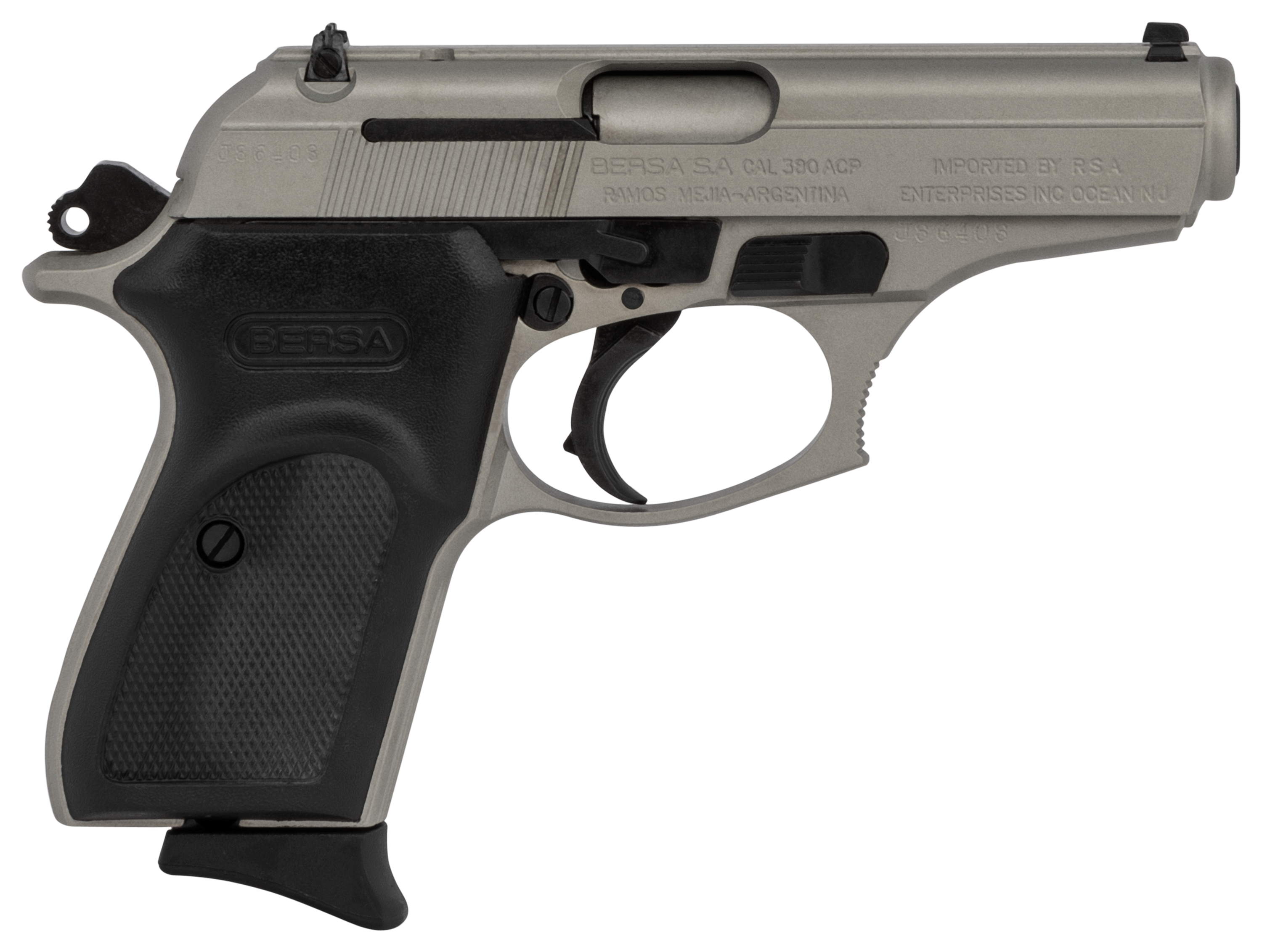 Bersa Thunder 380 Nickel Lite SemiAuto Pistol