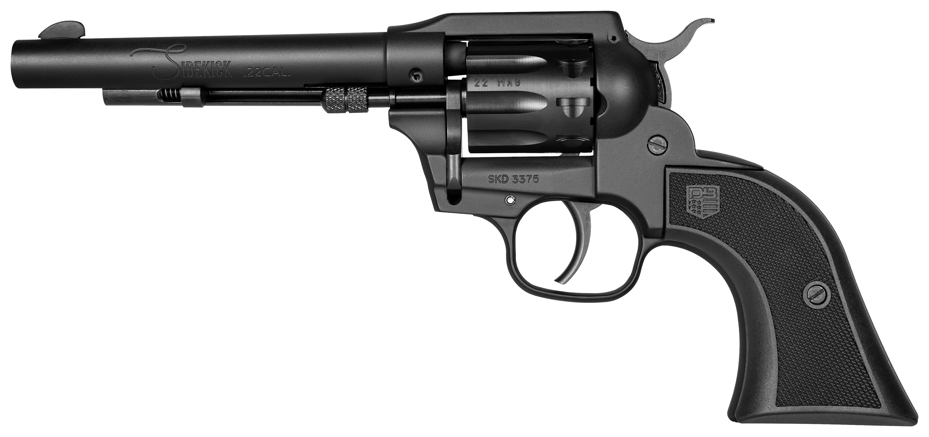 Diamondback Firearms Sidekick DASA Rimfire Revolver  55  Black Cerakote
