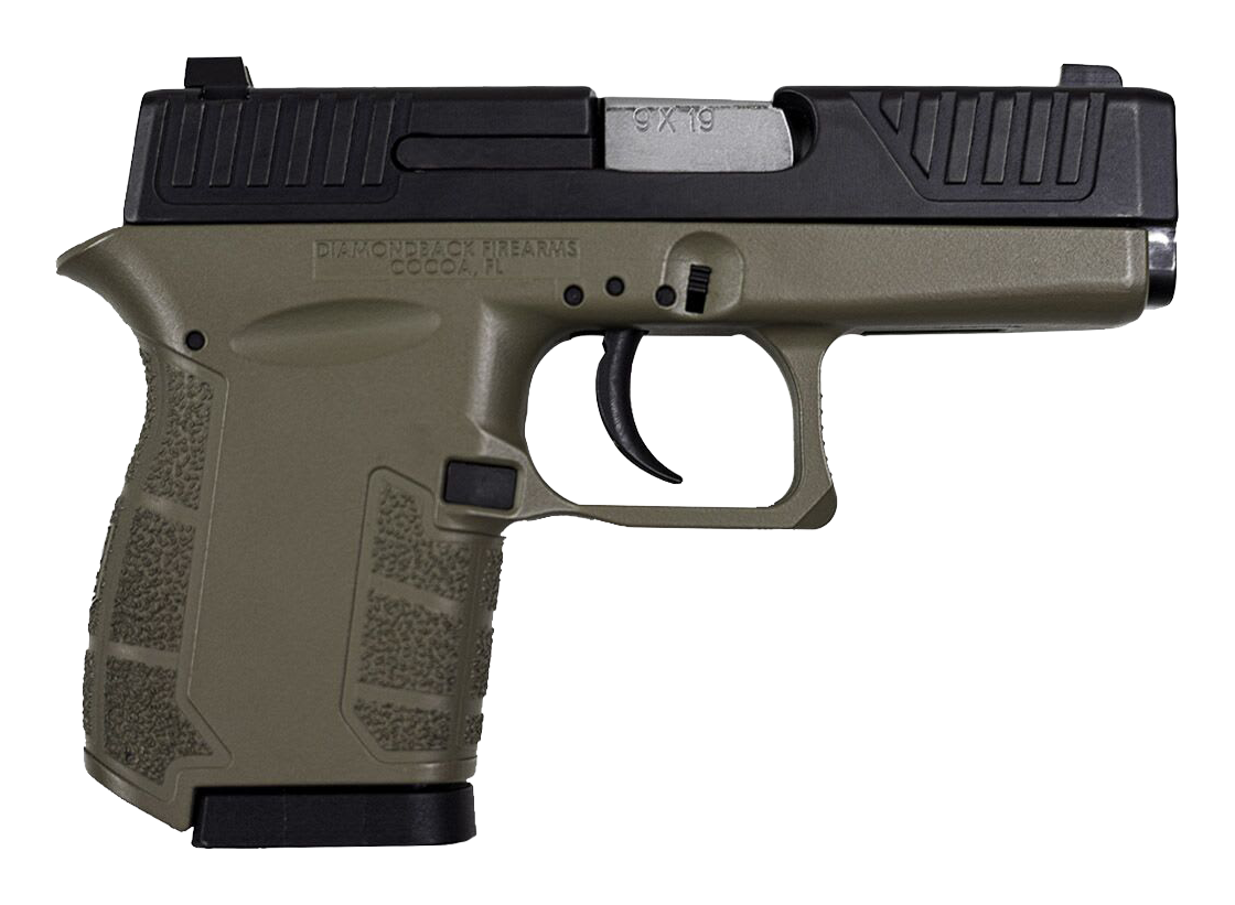 Image of Diamondback Firearms DB9 Gen4 Semi-Auto Pistol - Black - Flat Dark Earth