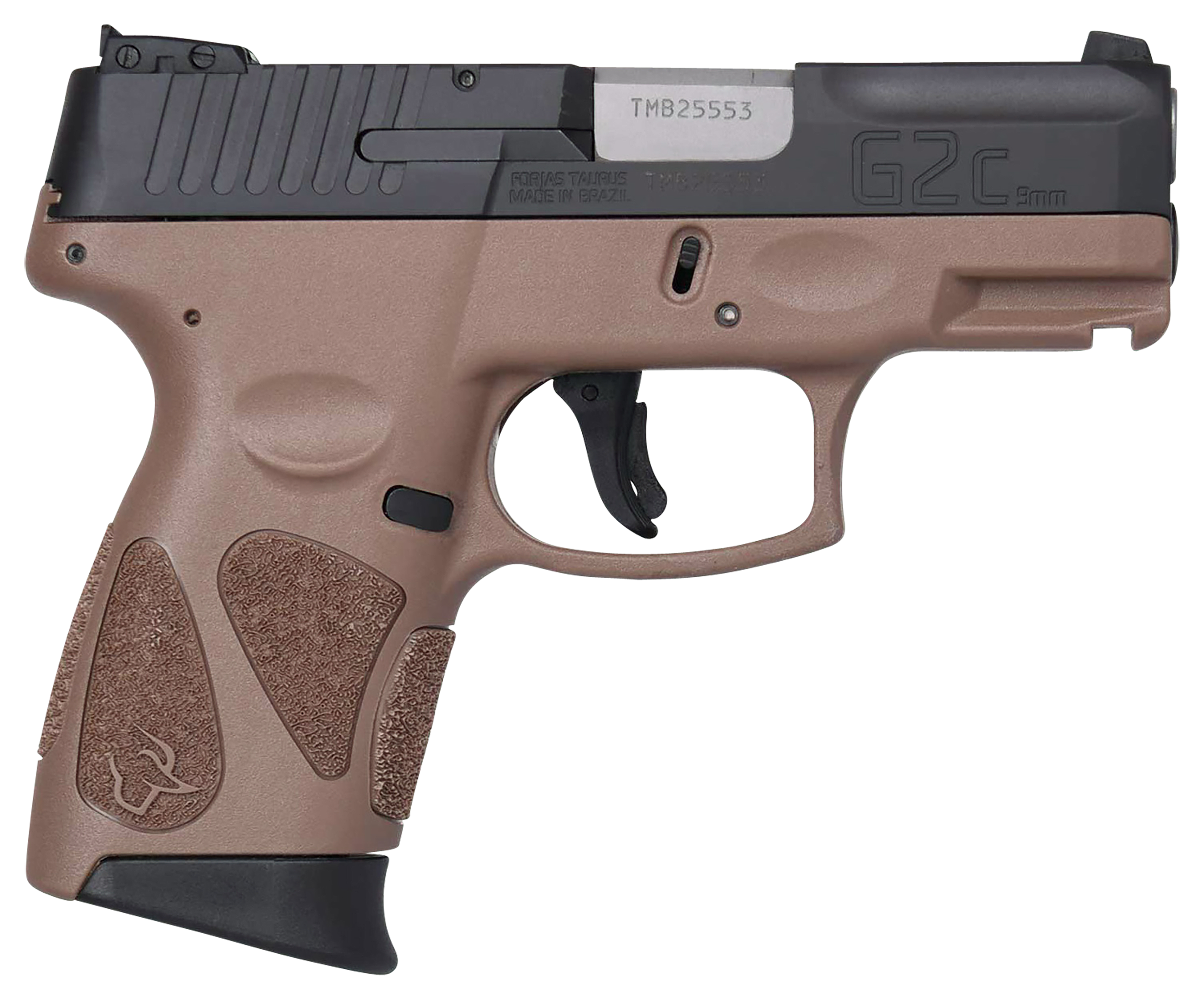 Image of Taurus G2C Semi-Auto Pistol - Black - Coyote - 12 + 1