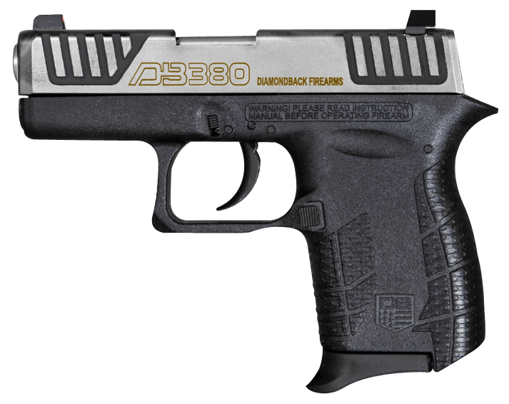 Image of Diamondback DB380 Gen4 Semi-Auto Pistol - .380 ACP - Stainless Steel - Black