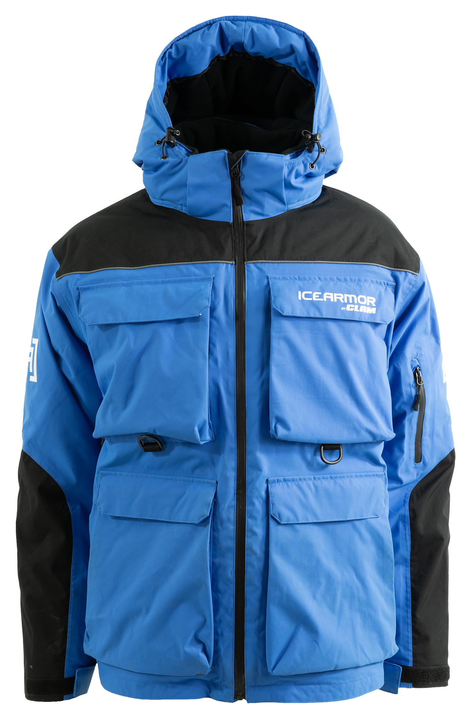 IceArmor by Clam Rise V3 Float Parka for Men - Blue/Black - L