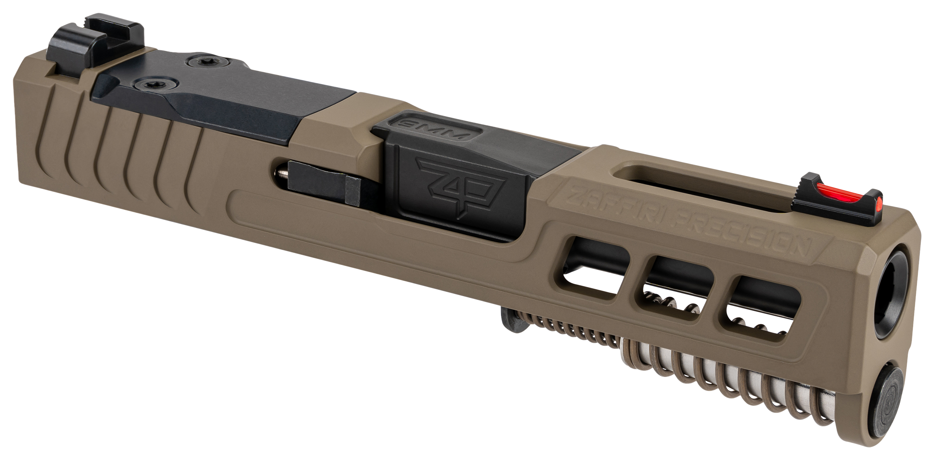 Zaffiri Precision GLOCK 43/43X Complete Upper with Flush and Crown Barrel - FDE/Black - Zaffiri Precision