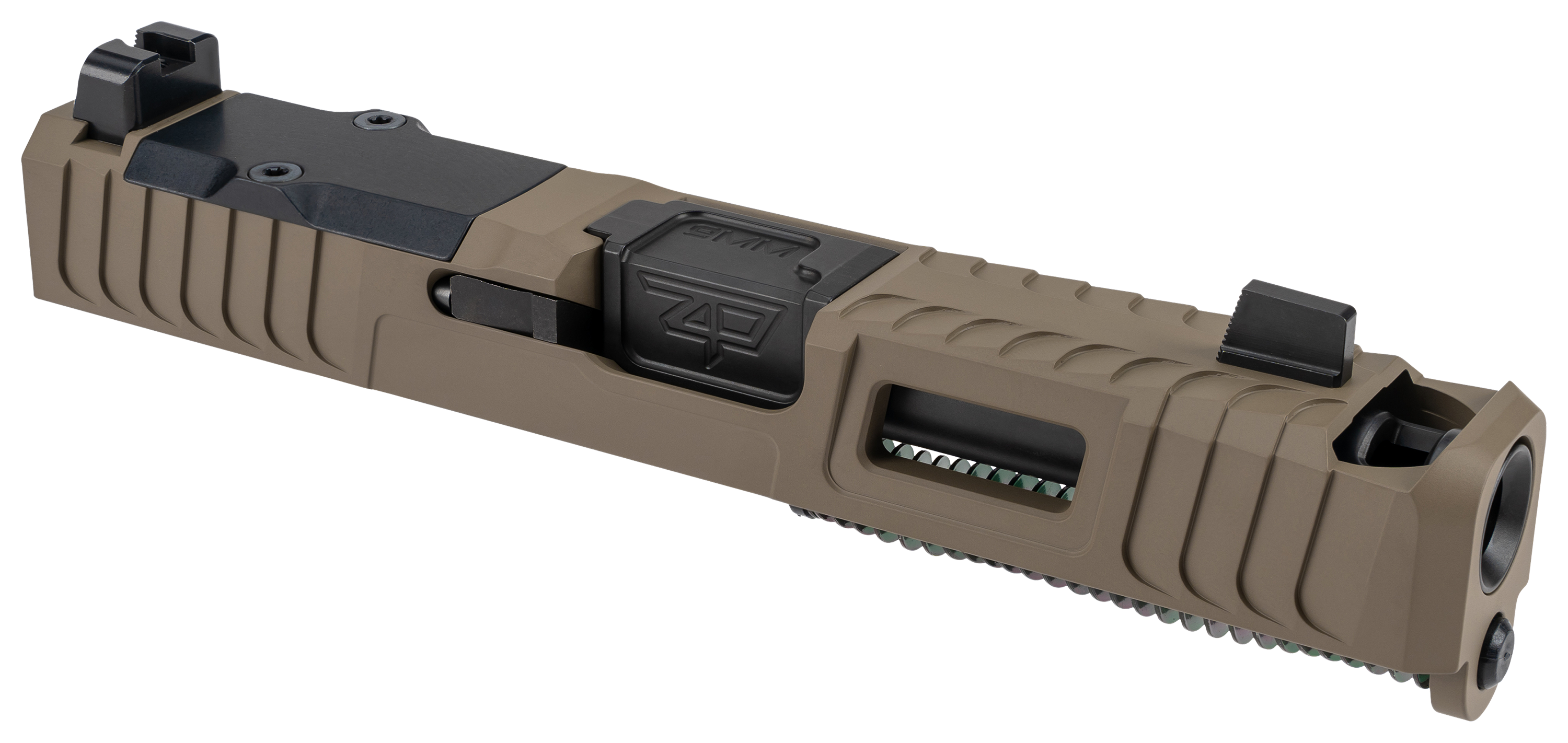 Image of Zaffiri Precision Integrated Blowhole System GLOCK 19 Gen 3 Complete Upper - FDE/Black