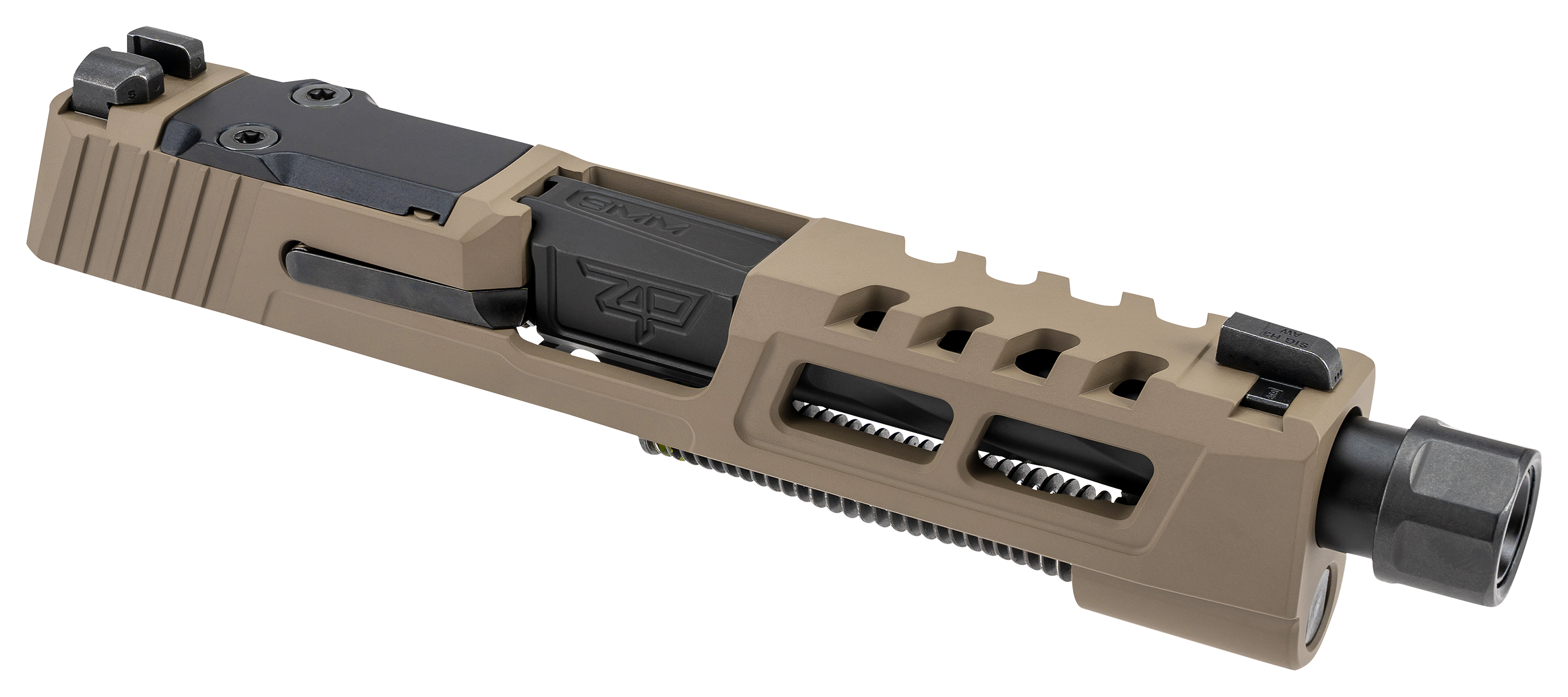 Image of Zaffiri Precision SIG SAUER P365 XL Complete Upper with Threaded Barrel - FDE/Black