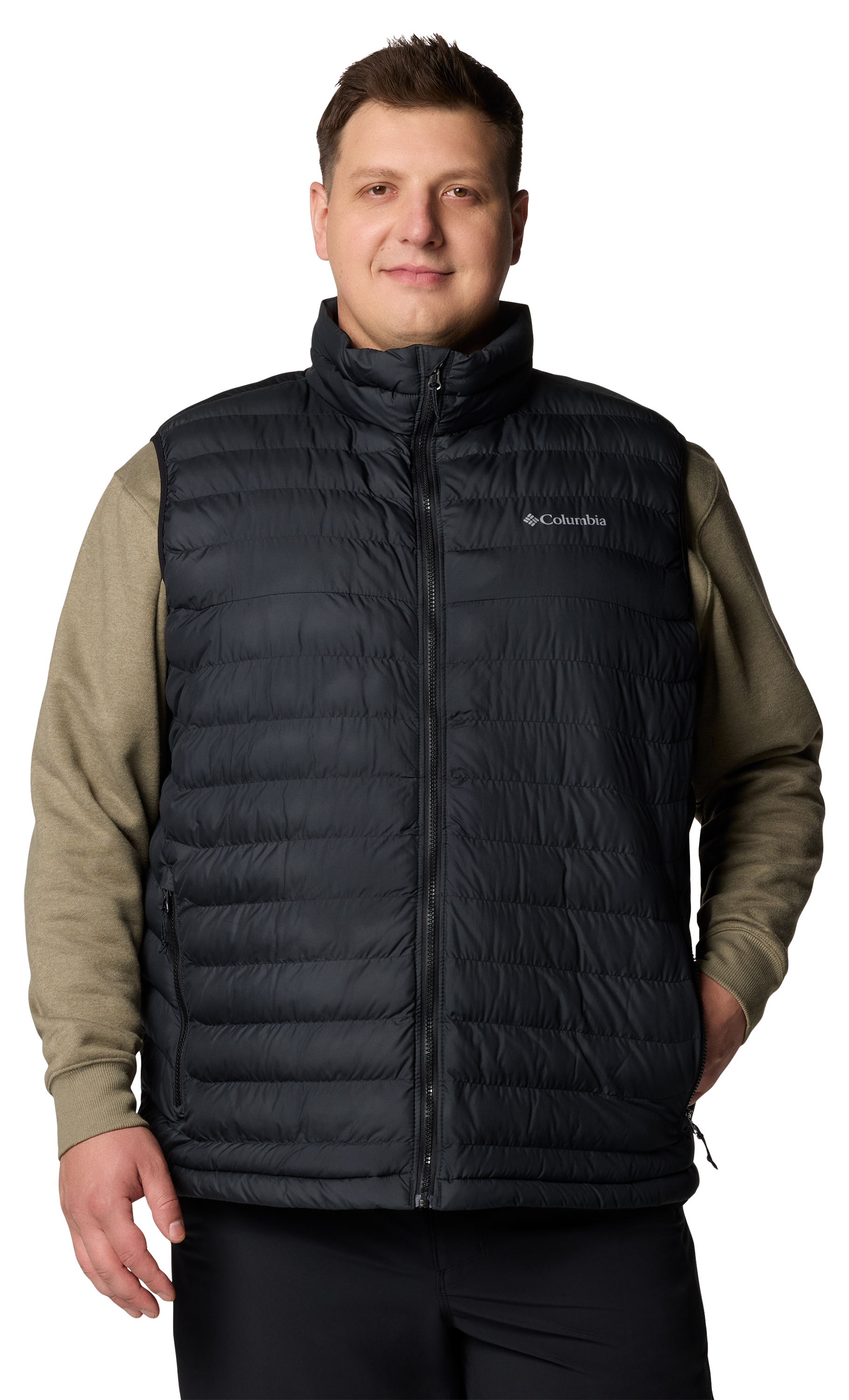 Image of Columbia Powder Lite II Vest for Men - Black - XL