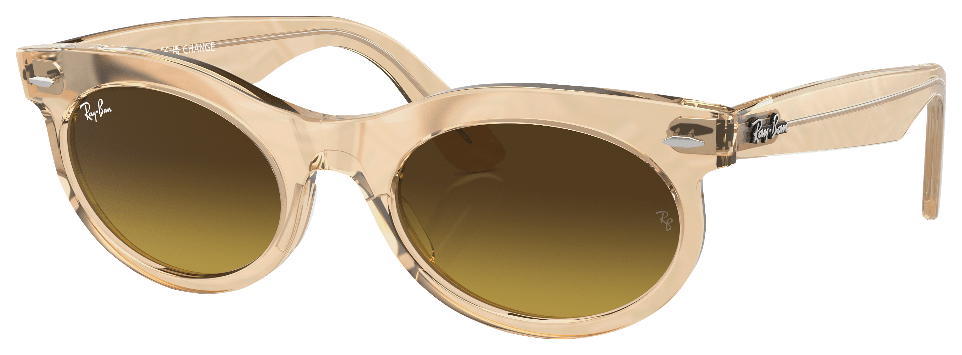 RAY-BAN Wayfarer Oval Change RB2242 Photochromic Frame Gradient Glass Sunglasses