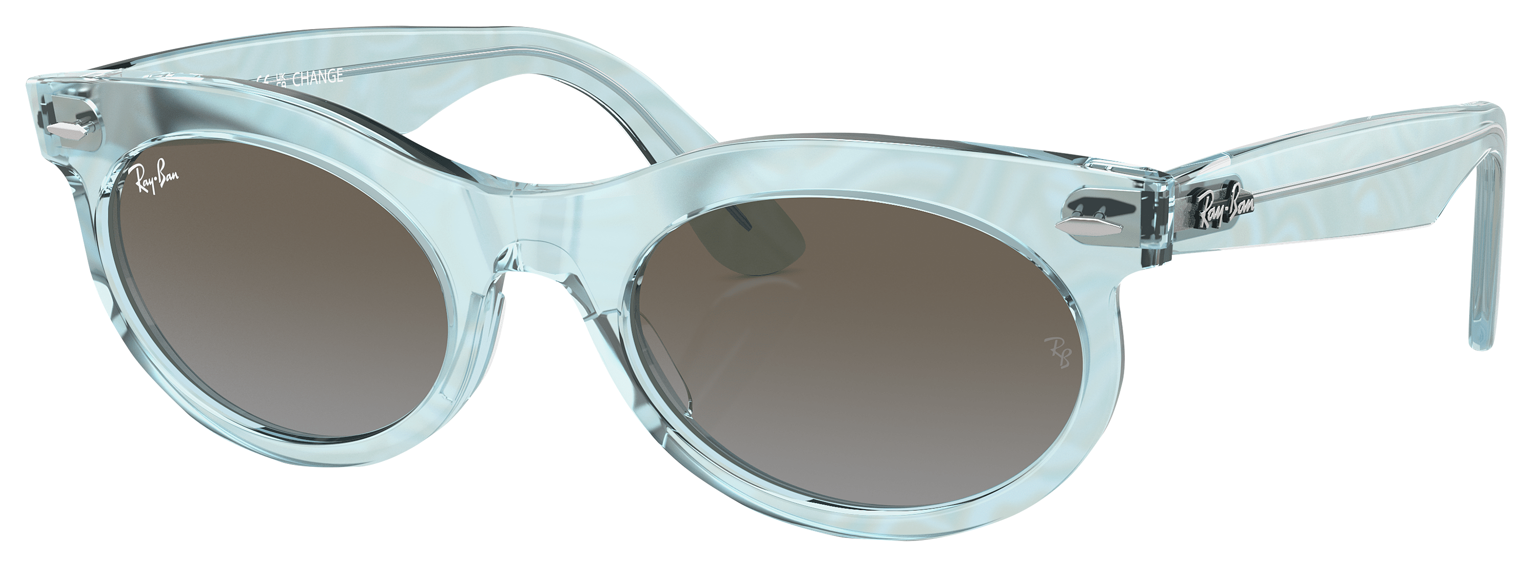 RAY-BAN Wayfarer Oval Change RB2242 Photochromic Frame Gradient Glass Sunglasses