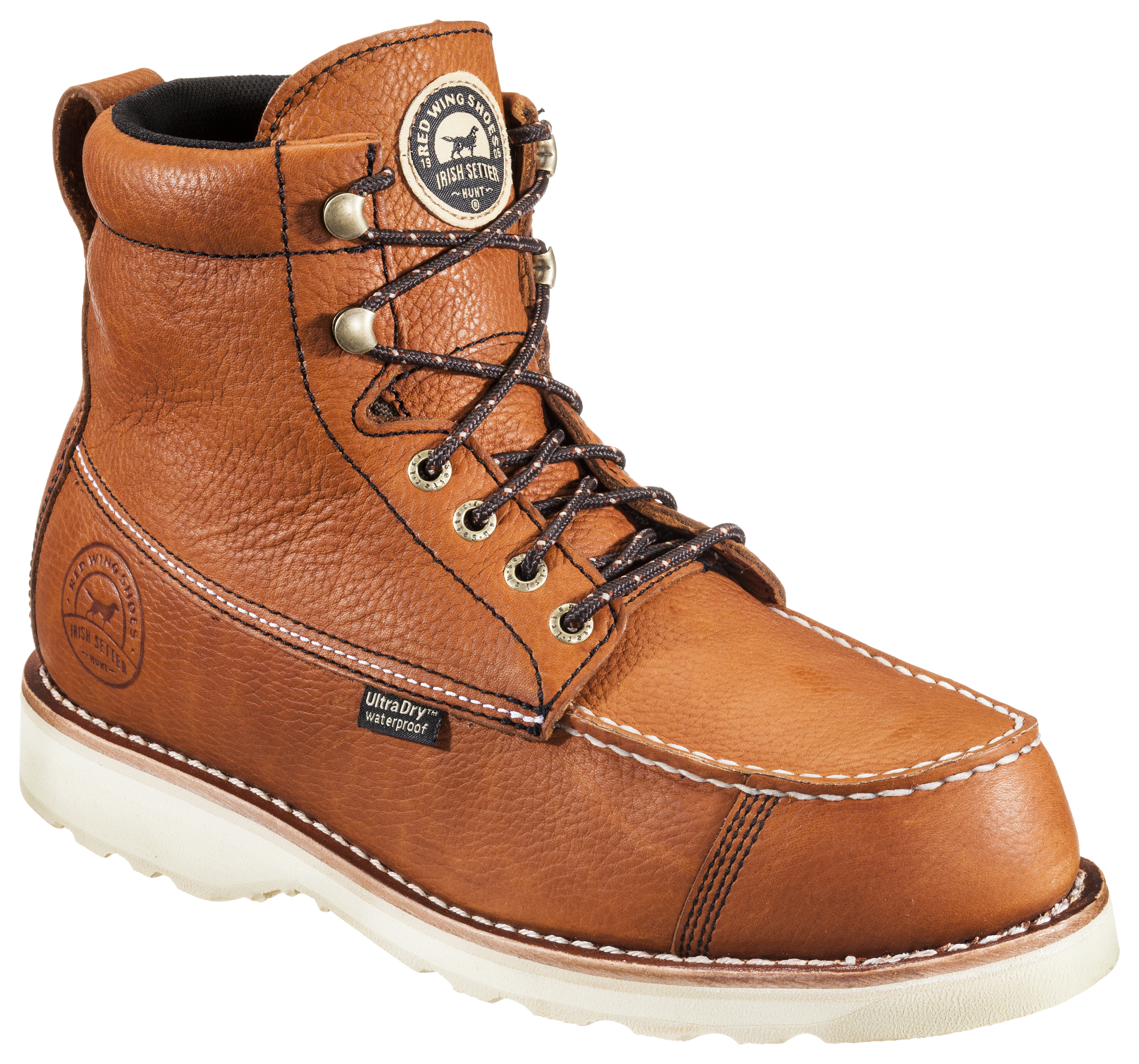 Image of Irish Setter Wingshooter Waterproof 7'' Upland Hunting Boots for Men - Amber - 10M