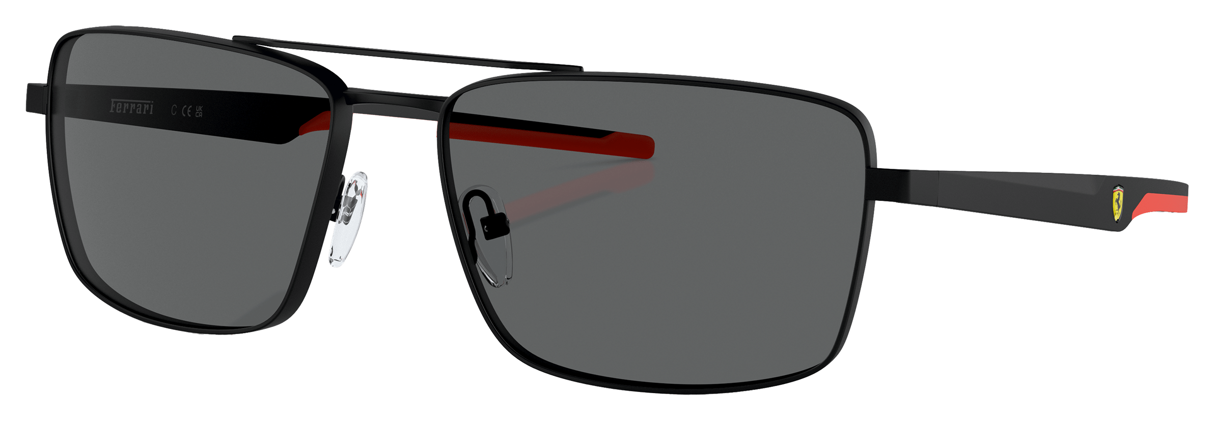 Image of Scuderia Ferrari FZ5001 Sunglasses - Matte Black/Gray - X-Large