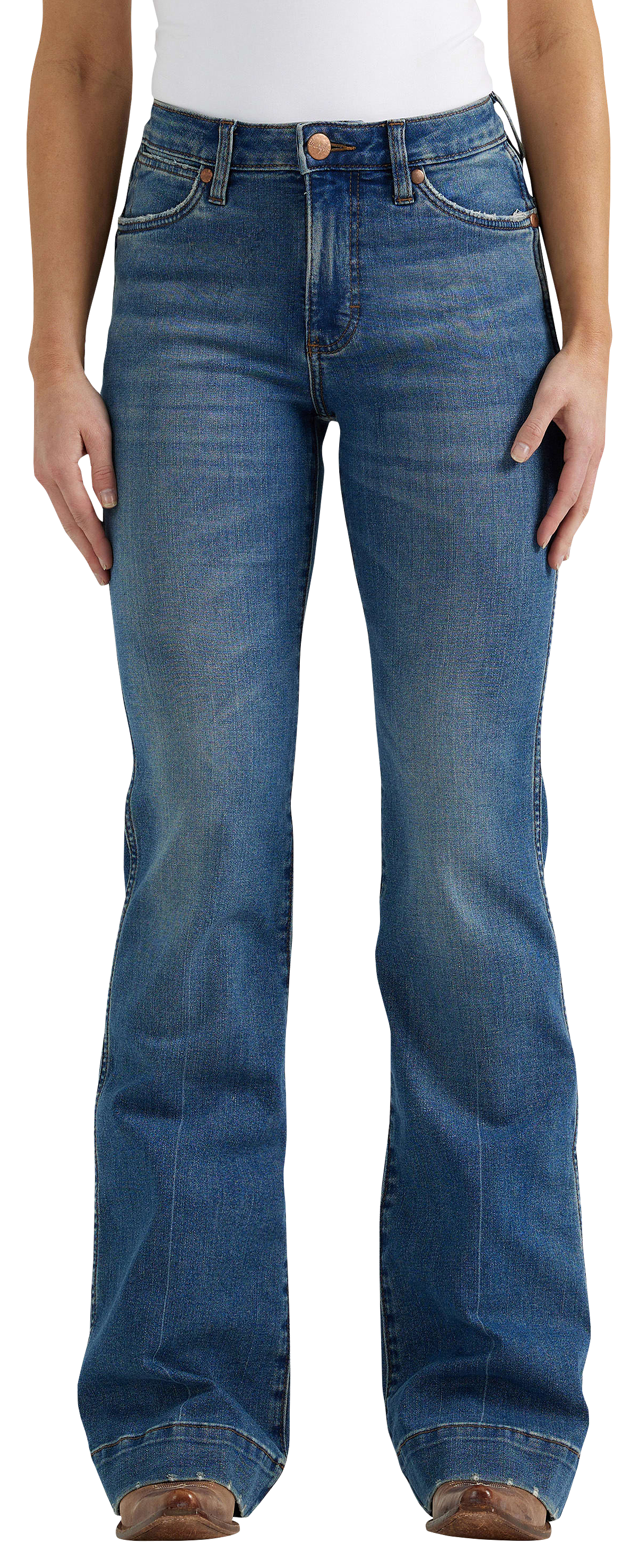 Image of Wrangler Retro Bailey High-Rise Trouser Jeans for Ladies - Shelby