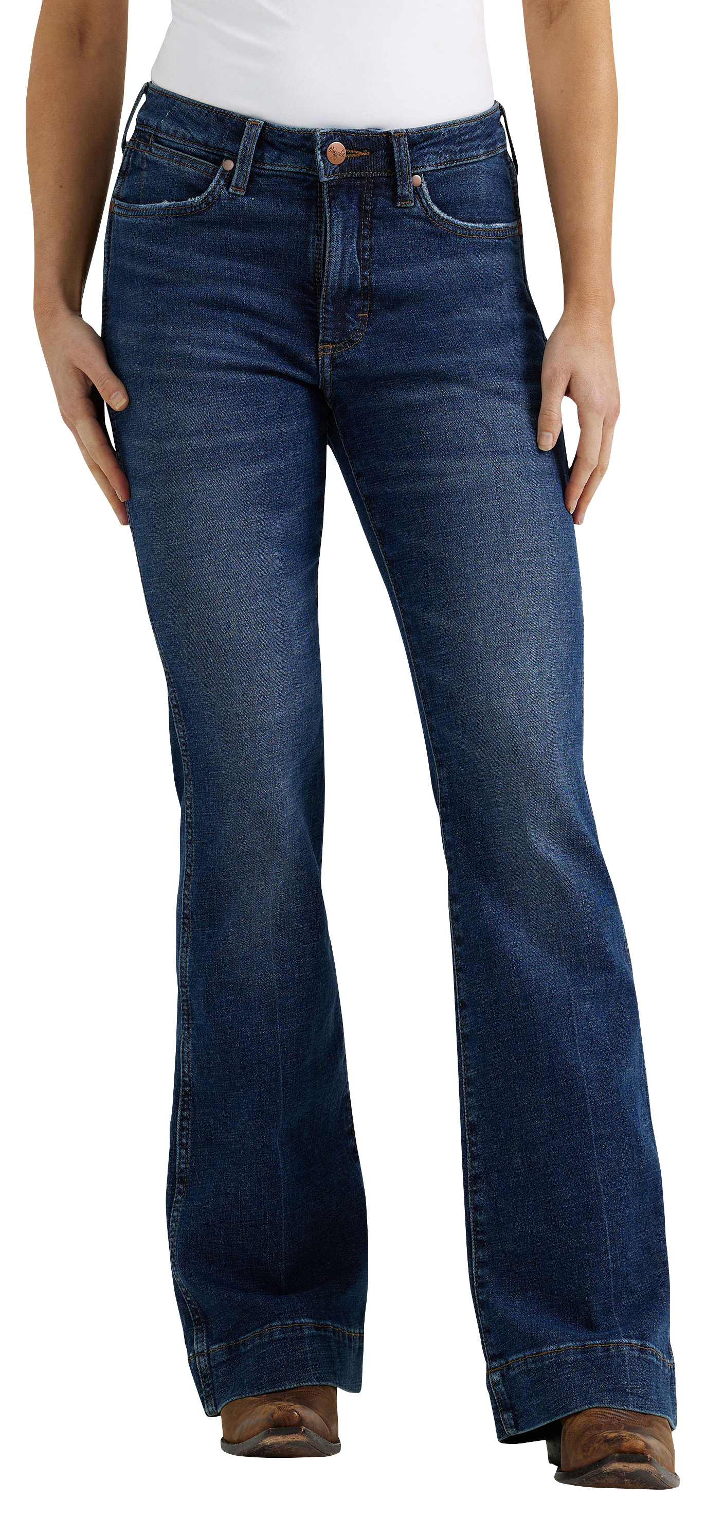 Image of Wrangler Retro Bailey High-Rise Trouser Jeans for Ladies - Sara