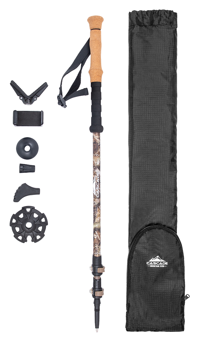 Image of Cascade Mountain Tech Camo Carbon-Fiber Monopod