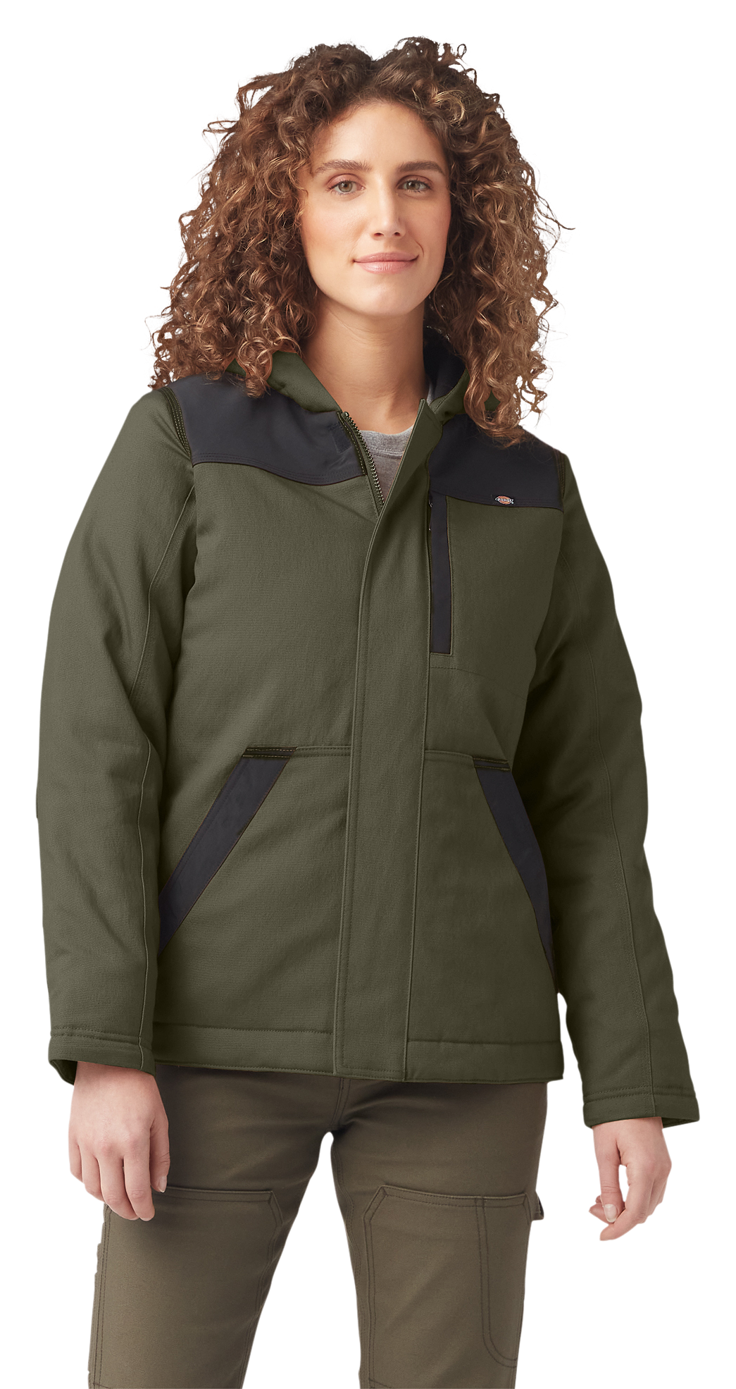 Image of Dickies DuraTech Renegade Insulated Jacket for Ladies - Moss Green - S