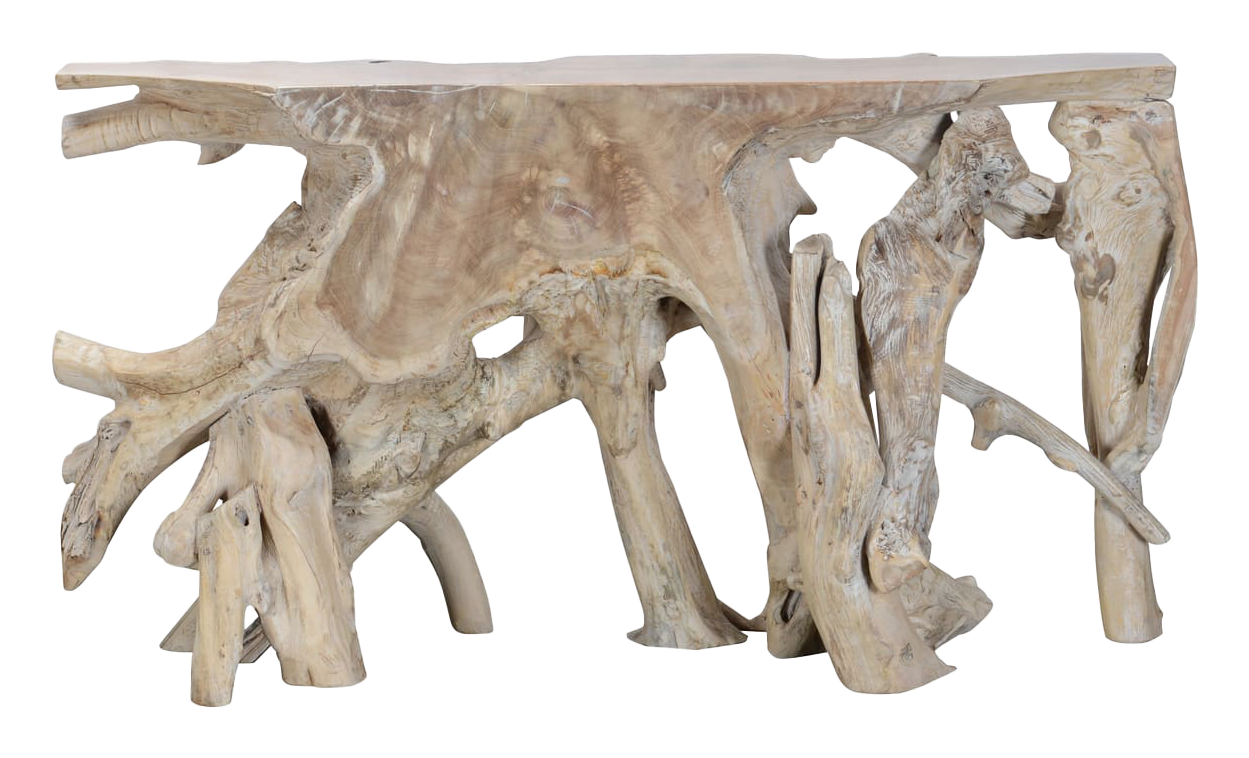 Image of "Classic Home Cypress Root Console Table - 32""H x 60""W x 20""D"