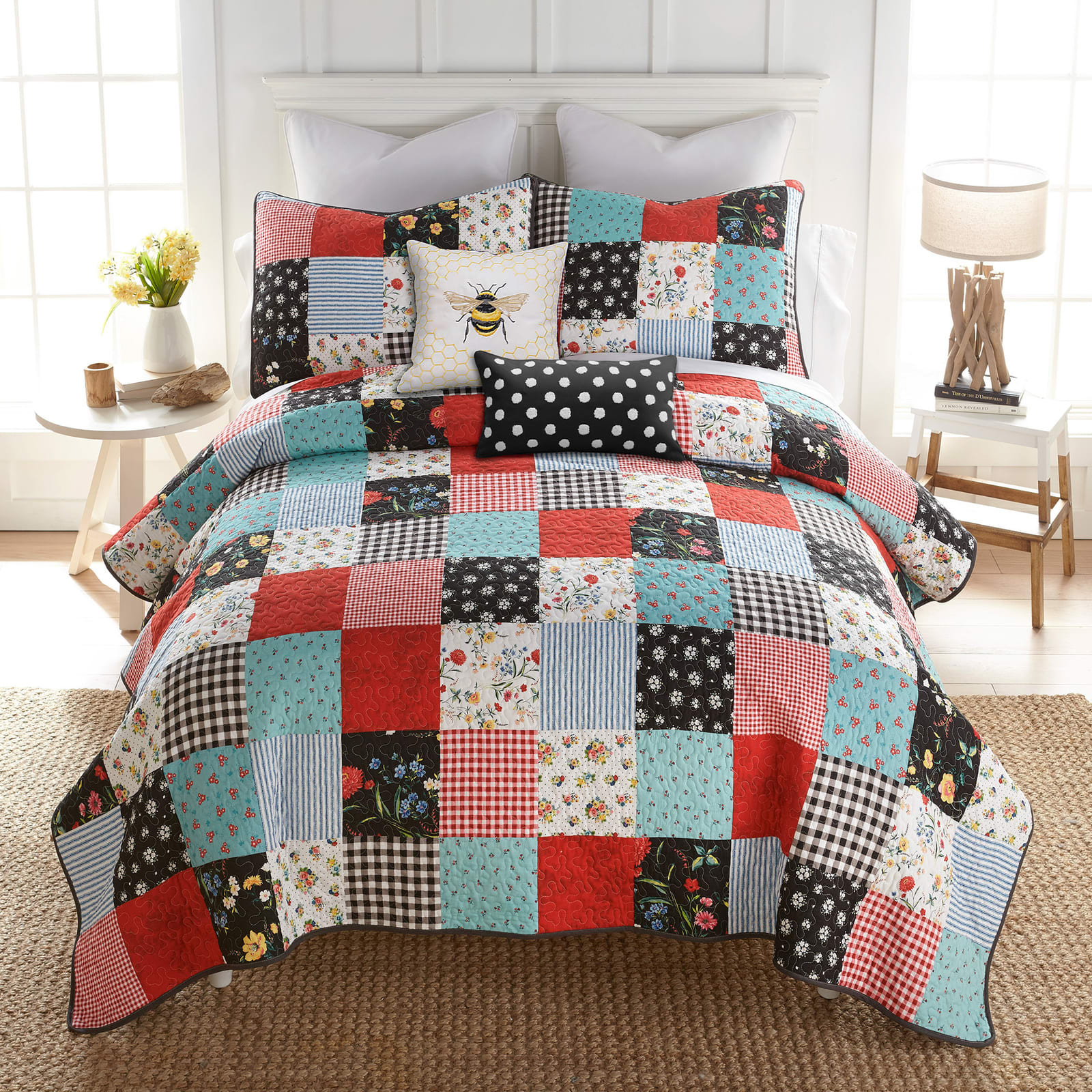 Image of Donna Sharp Wild One Quilt Set - Wild One Patch - King