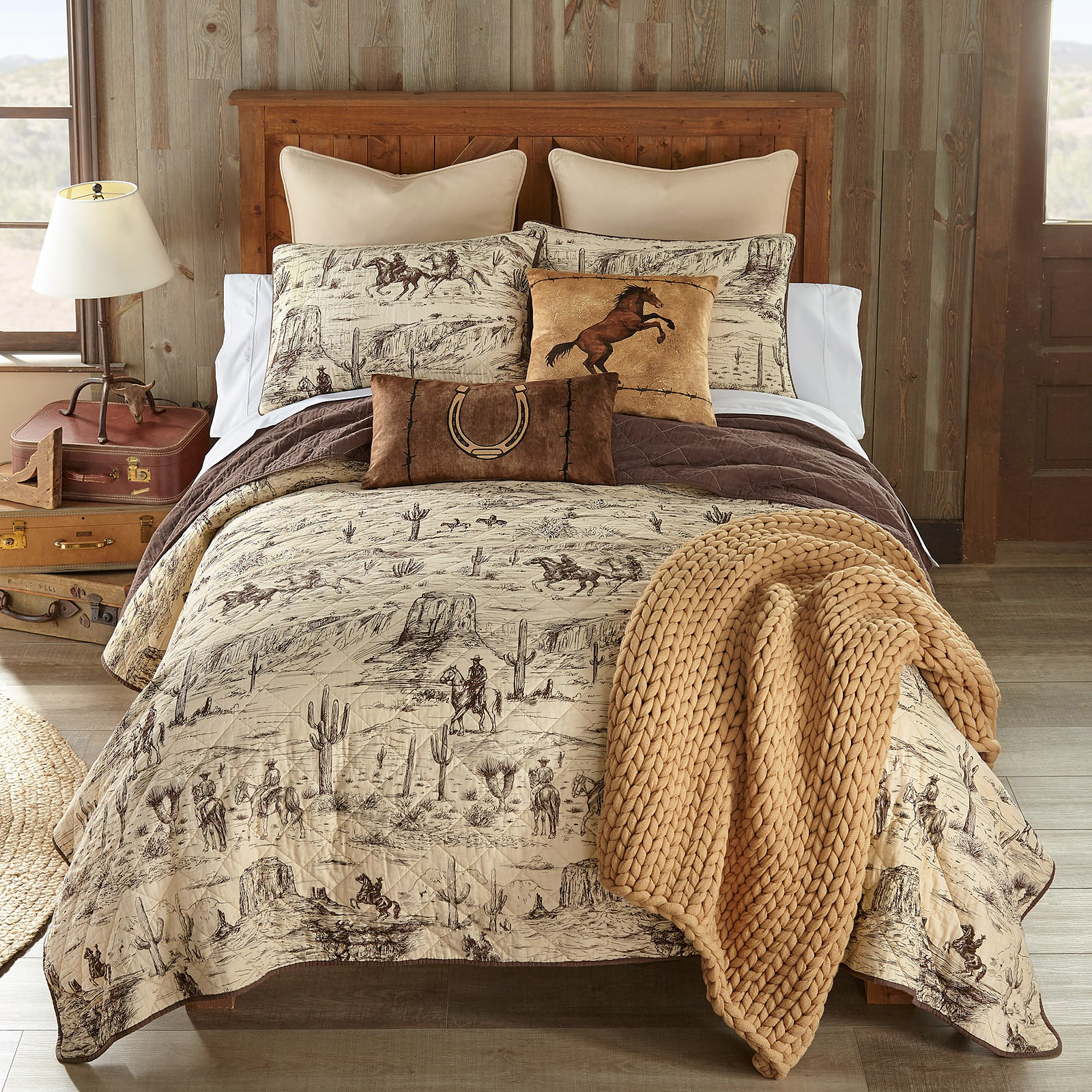 Image of Donna Sharp Cowboy Quilt Bedding Set - King