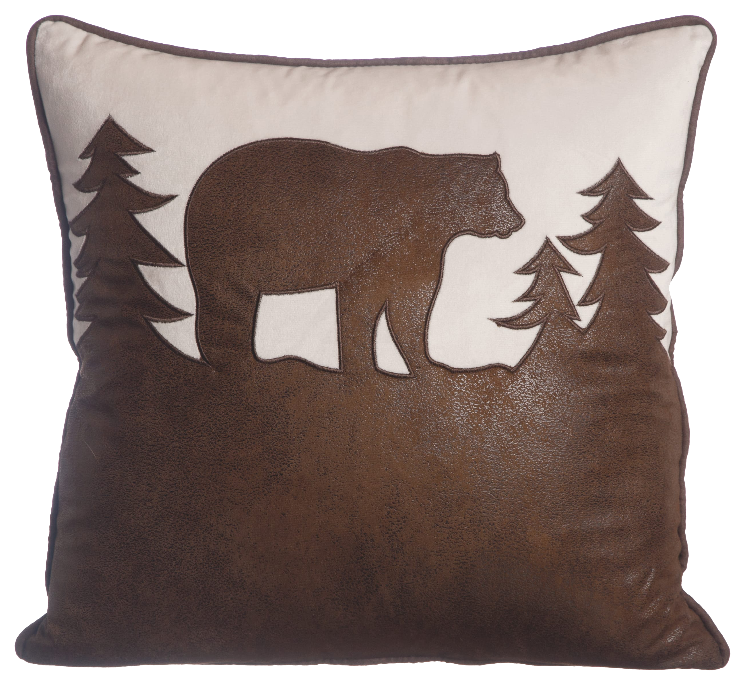 Image of Carstens, Inc. Forest Bear Wanderer Decorative Pillow