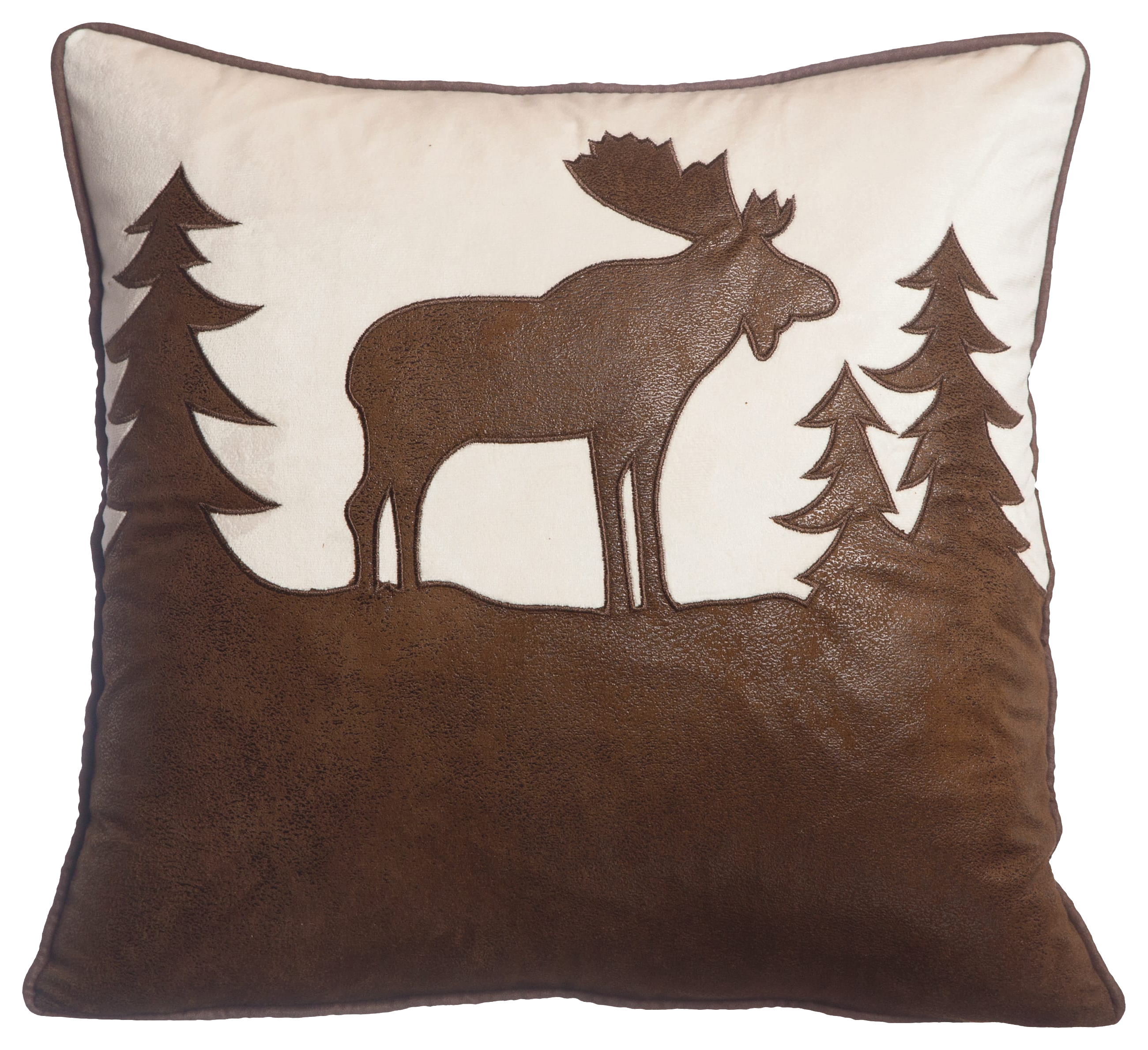 Image of Carstens, Inc. Misty Mountain Moose Decorative Pillow