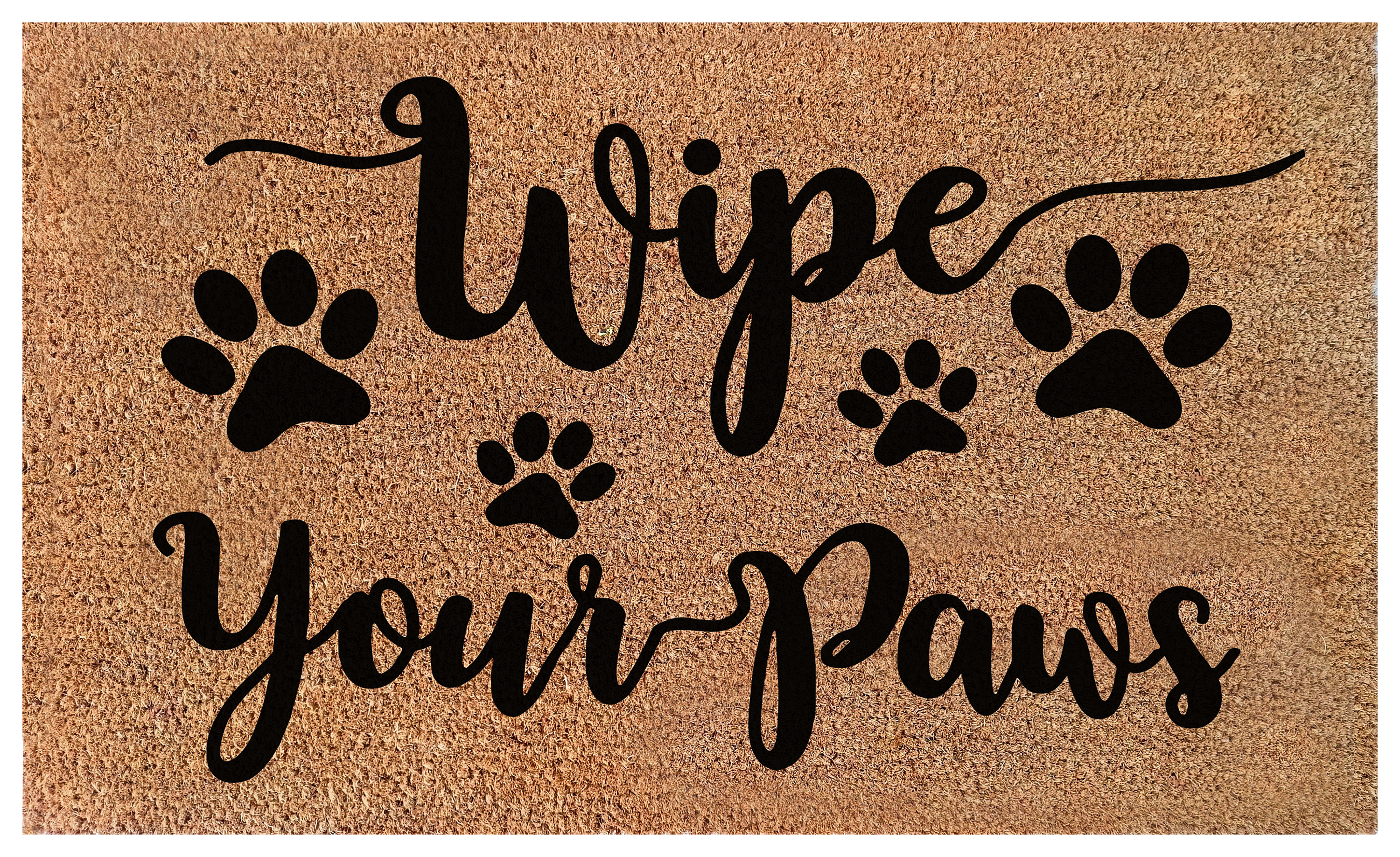 Image of Carstens, Inc. Wipe Your Paws Coir Mat