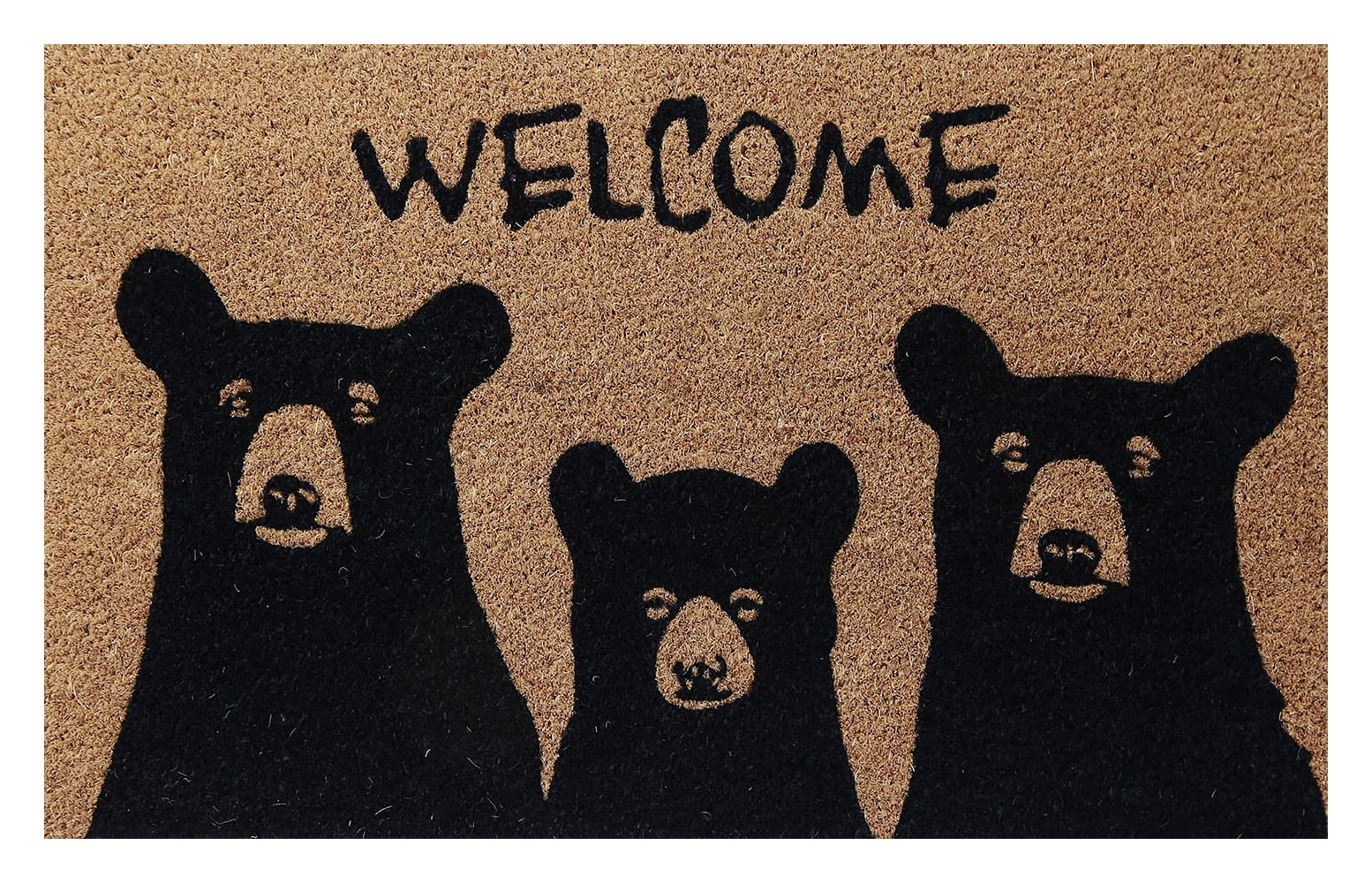 Image of Carstens, Inc. Welcome Bear Coir Mat