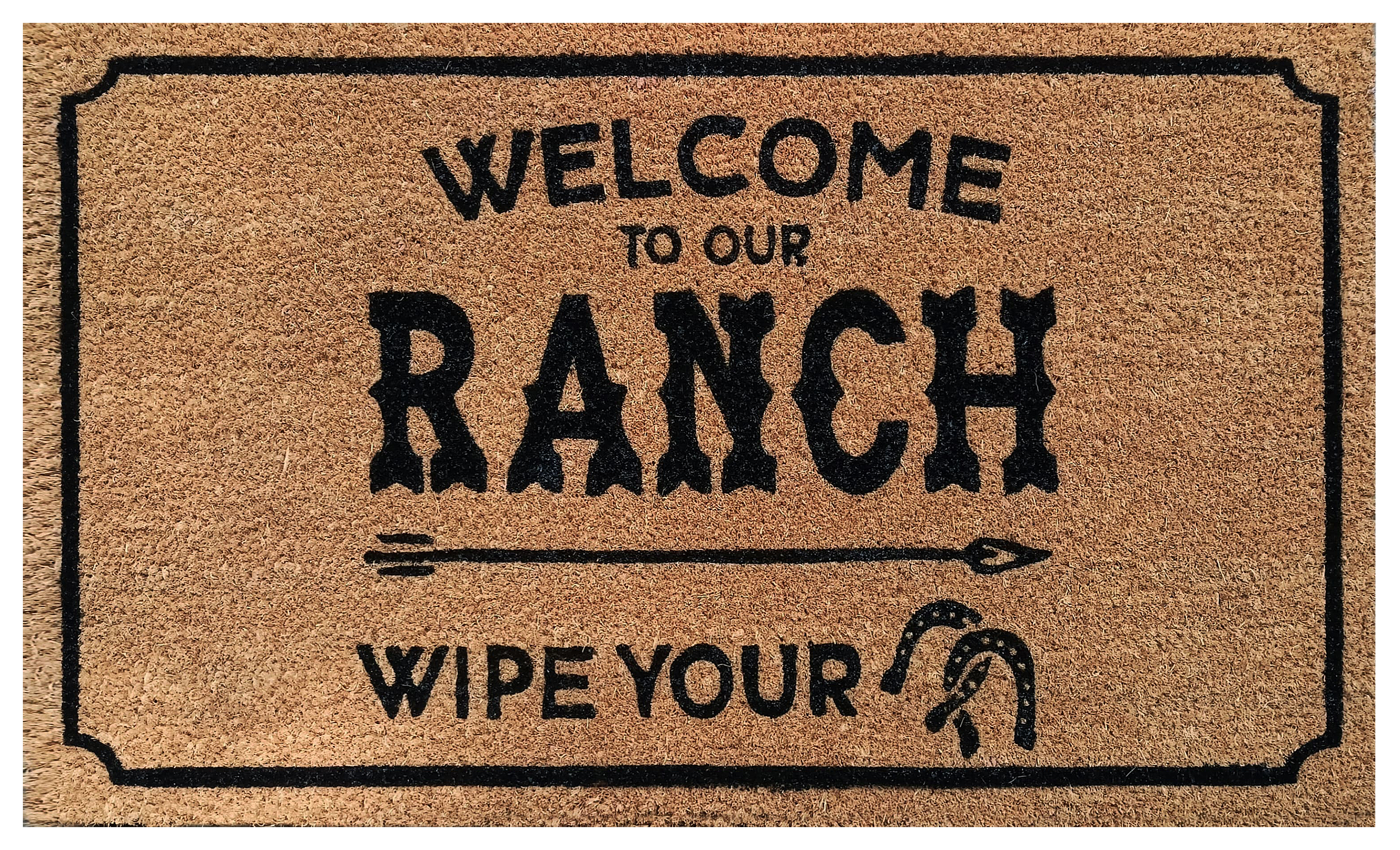 Image of Carstens, Inc. Our Ranch Coir Door Mat