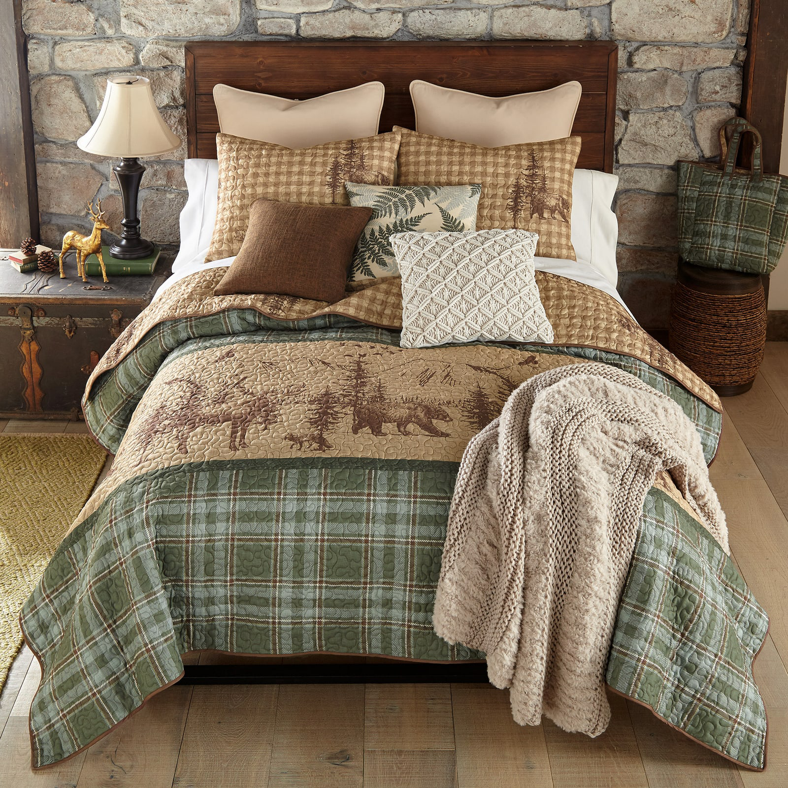 Image of Donna Sharp Spruce Trail Quilt Bedding Set - Twin