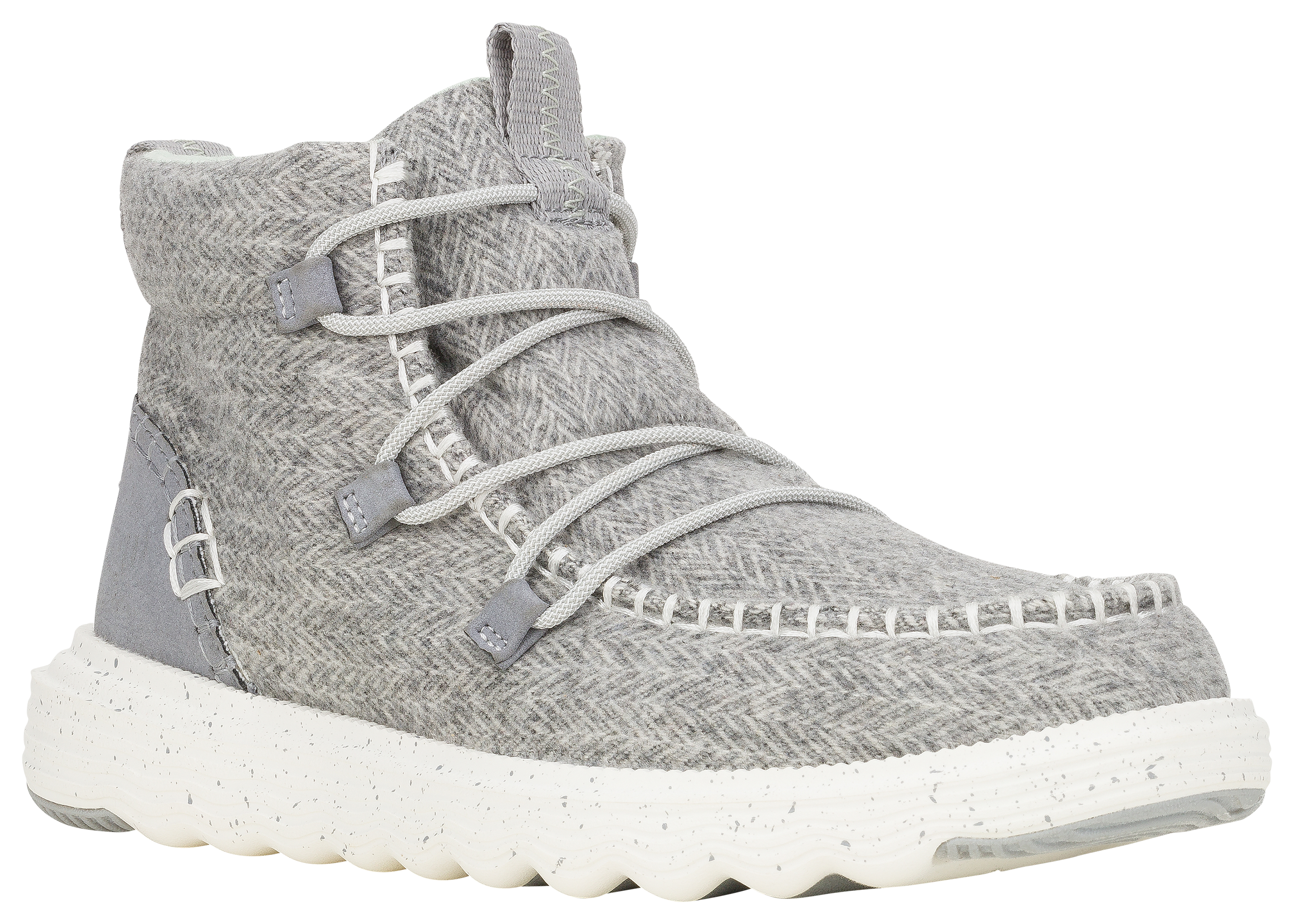 Image of HEYDUDE Reyes Heathered Boots for Ladies - Grey - 9M