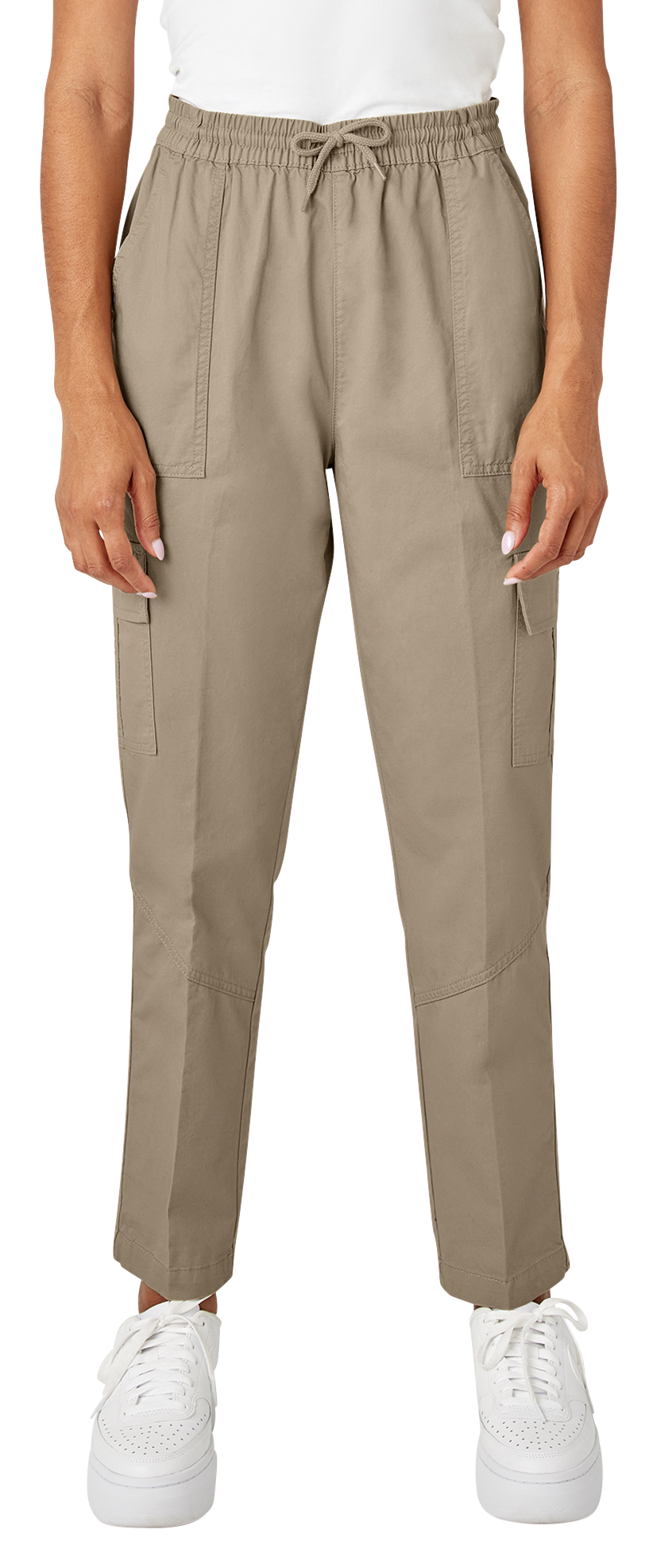 Image of Dickies Drawstring Cargo Pants for Ladies - Desert Sand
