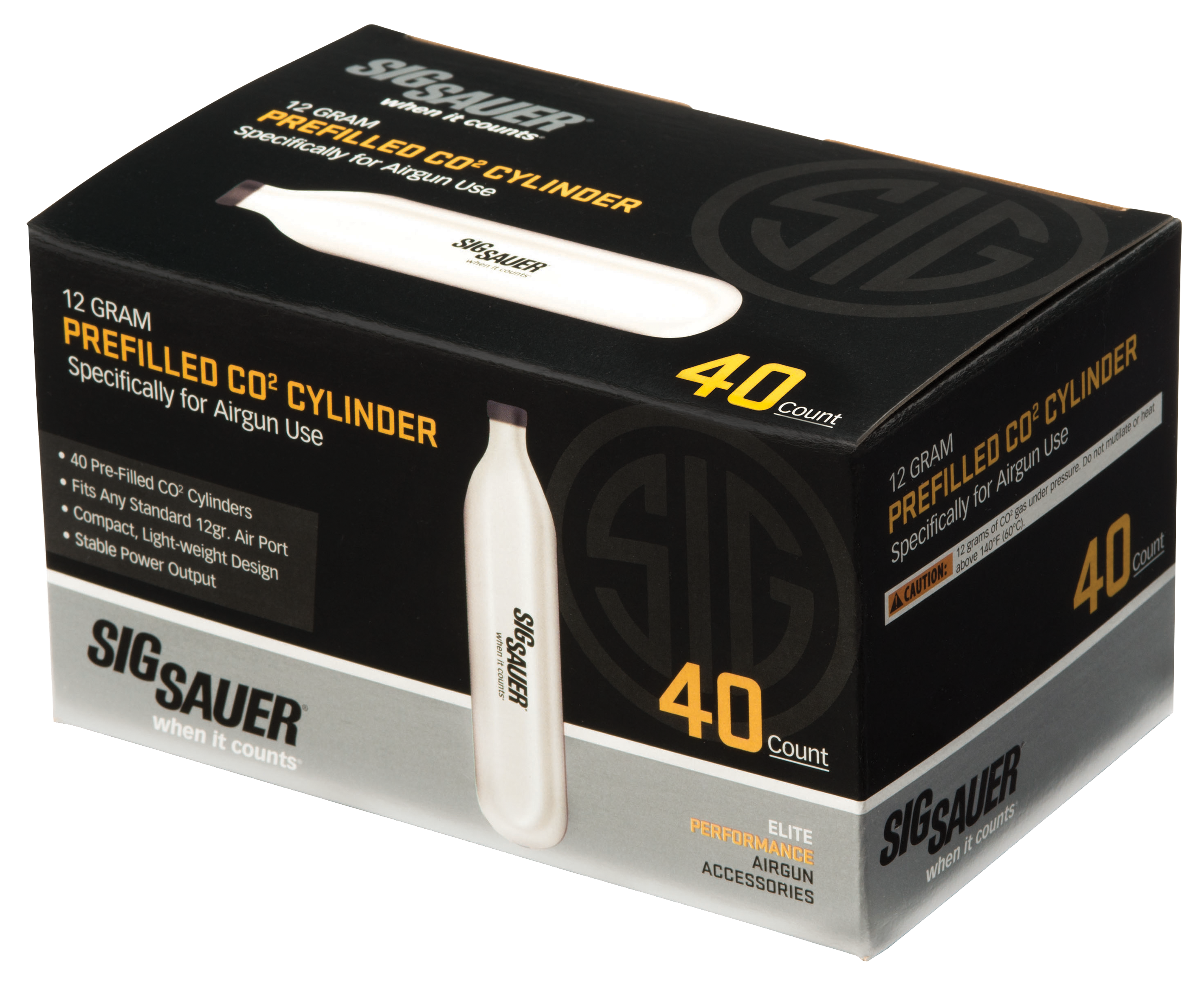 SIG Sauer CO2 Cartridges, 40ct