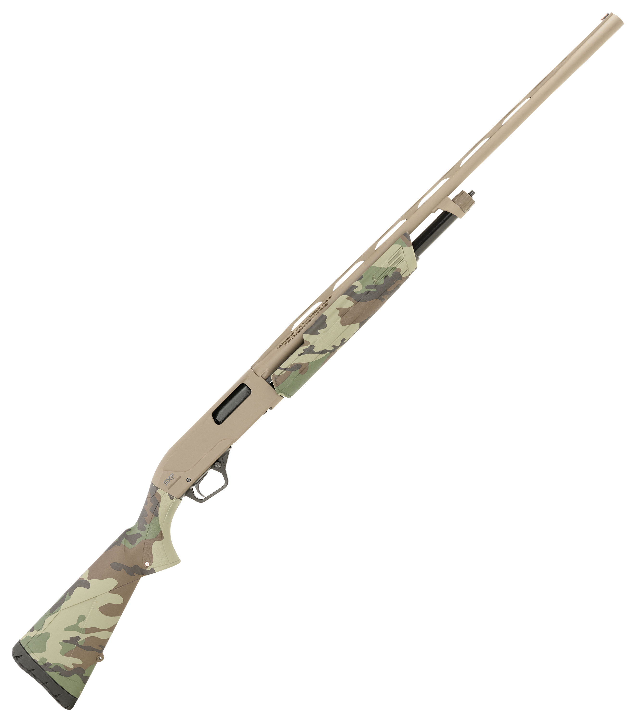 Winchester SXP Hybrid Hunter Pump-Action Shotgun - 20 Gauge - 26" - Flat Dark Earth Perma-Cote - Woodland Camo - 5 + 1